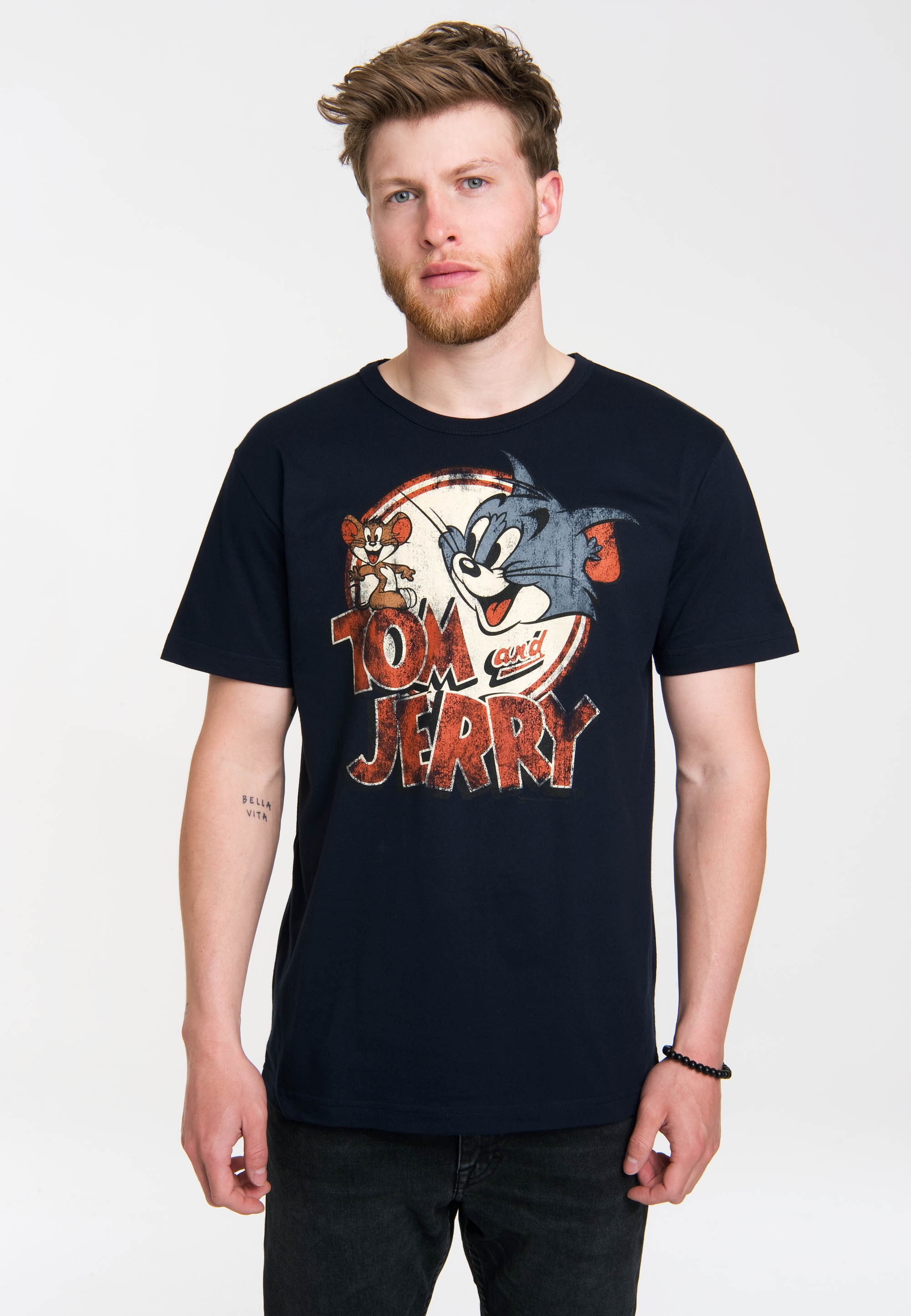 LOGOSHIRT T-Shirt Print »Tom und kaufen tollem ▷ mit | BAUR Jerry«