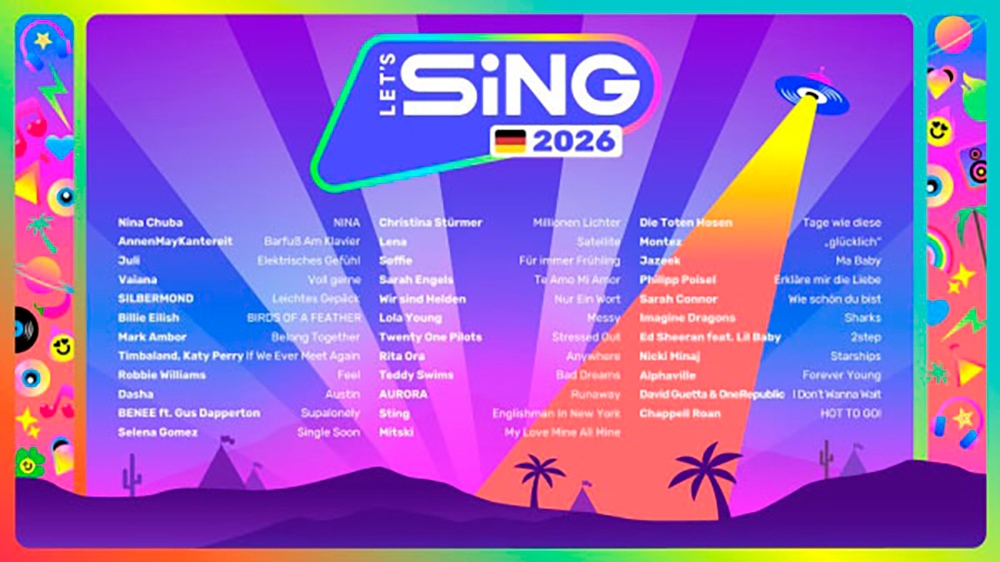 Ravenscourt Spielesoftware »Let’s Sing 2026 German Version (+ 2 Mics)«, Nintendo Switch
