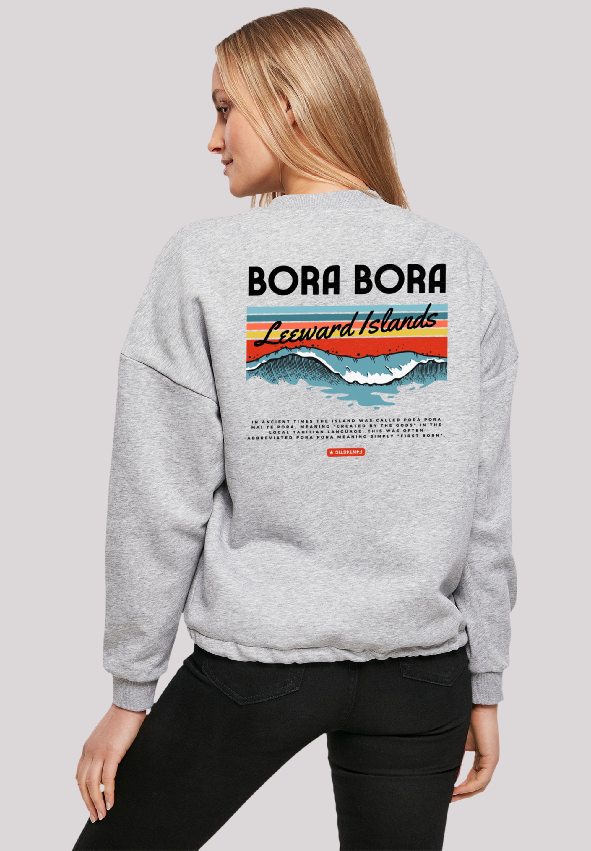 F4NT4STIC Sweatshirt »Bora Print Leewards | bestellen Island«, Bora BAUR