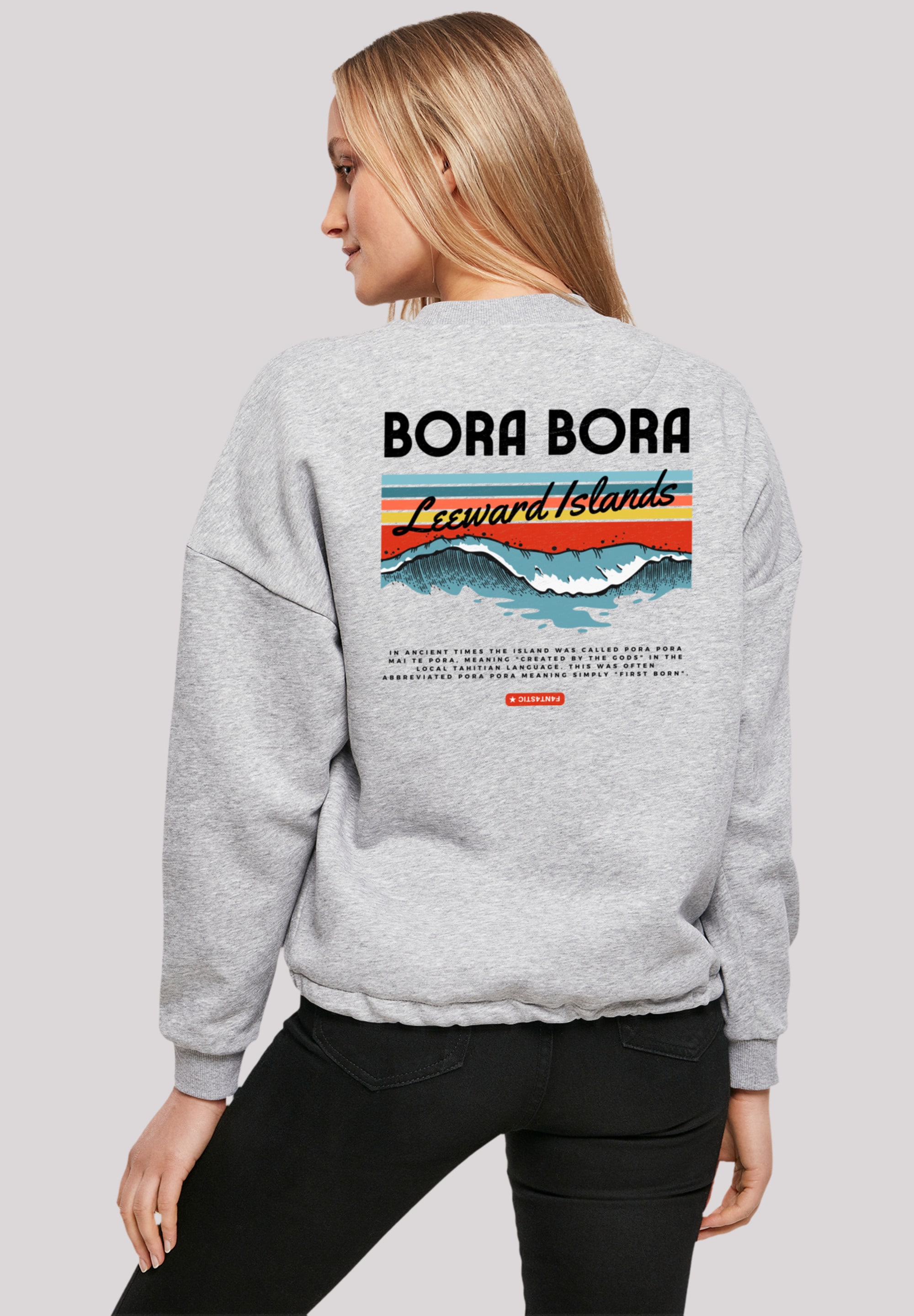 F4NT4STIC Sweatshirt "Bora Bora Leewards Island", Print