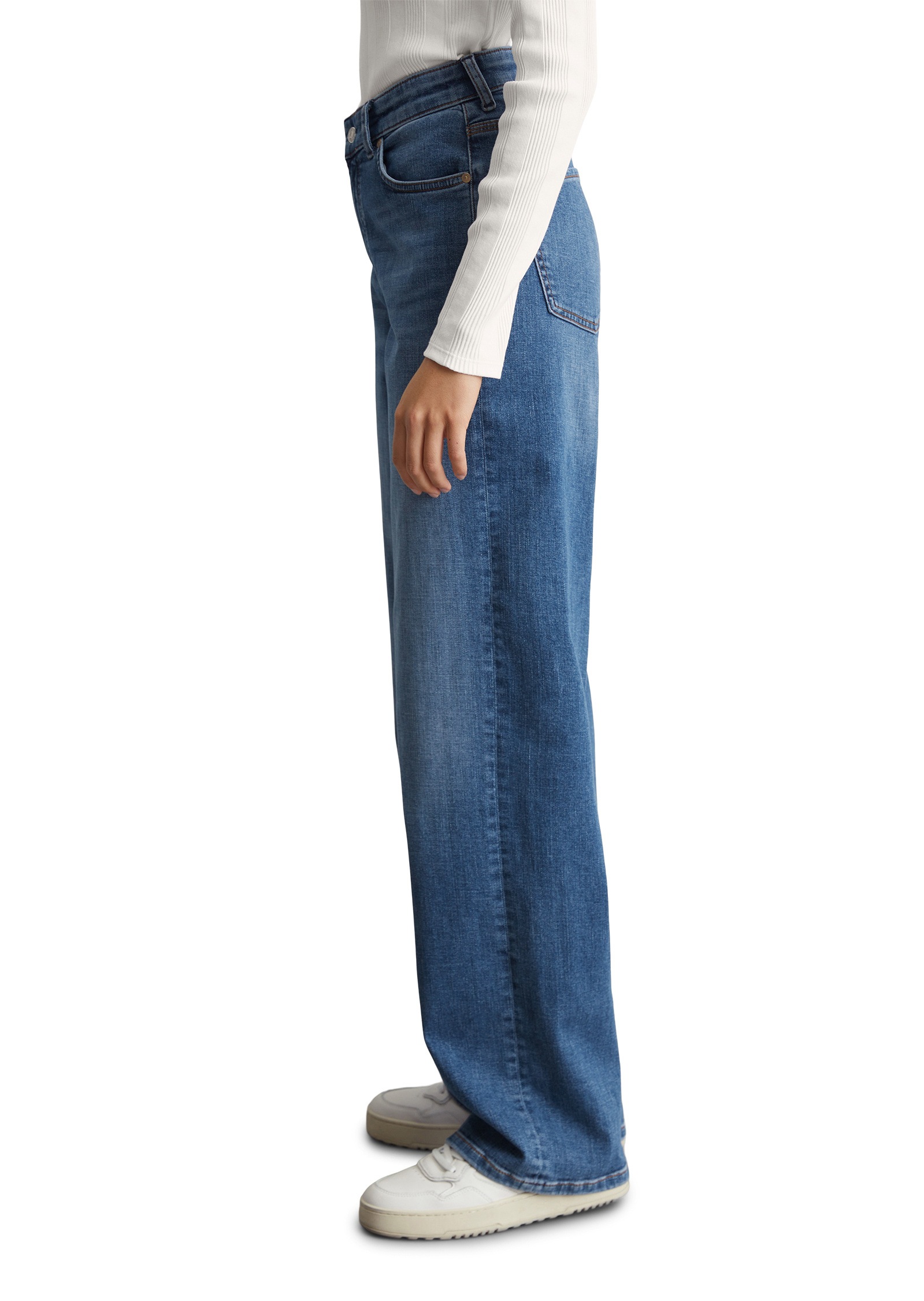 Marc OPolo DENIM Weite Jeans "aus Organic Cotton Stretch" günstig online kaufen