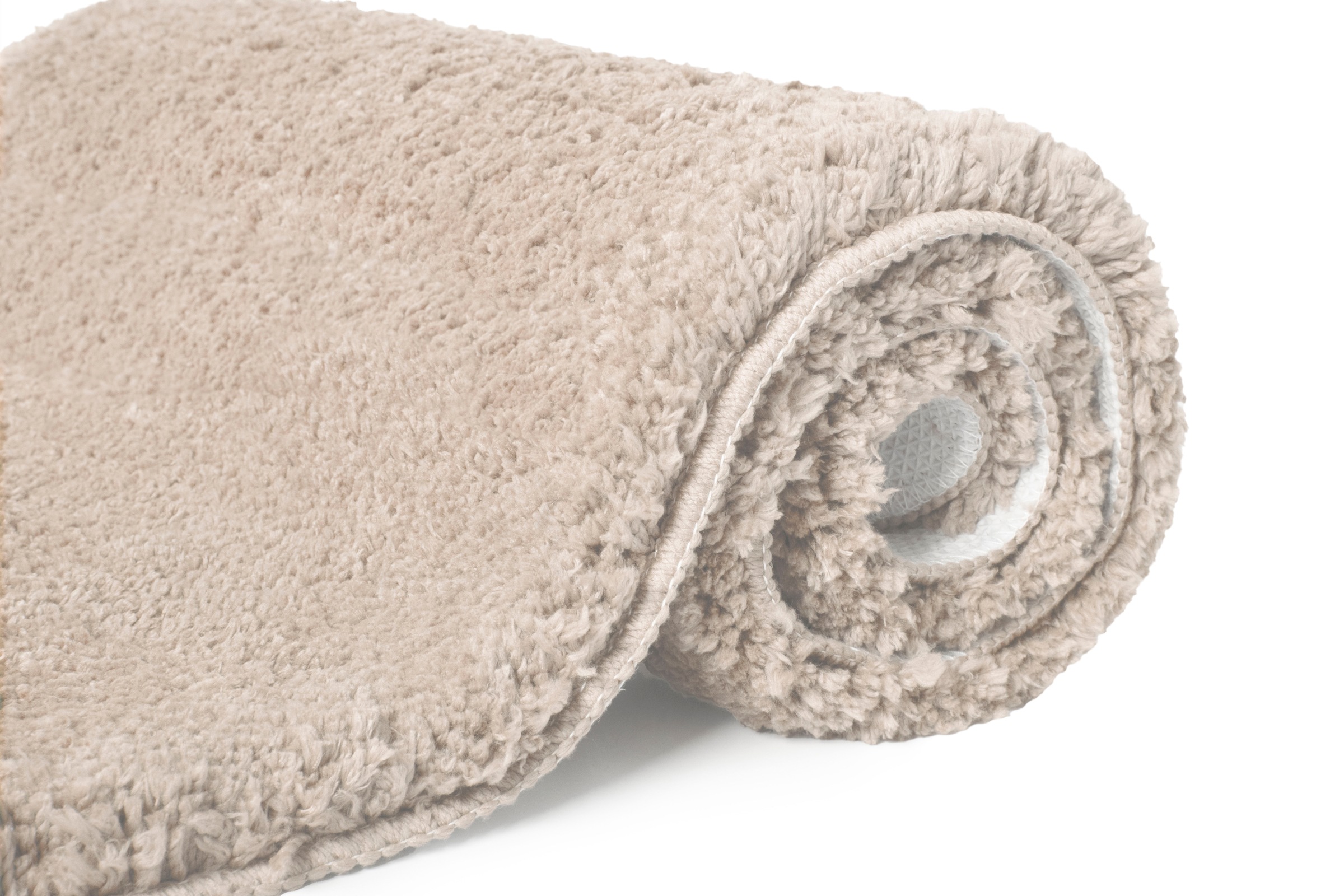 my home Badematte »Sanremo, Badvorleger, Badezimmer Teppich, sehr weich«, rutschhemmend beschichtet, fußbodenheizungsgeeignet-schnell trocknend, Badteppich, unifarben, rechteckig, rund & als 3-tlg. Set erhältlich