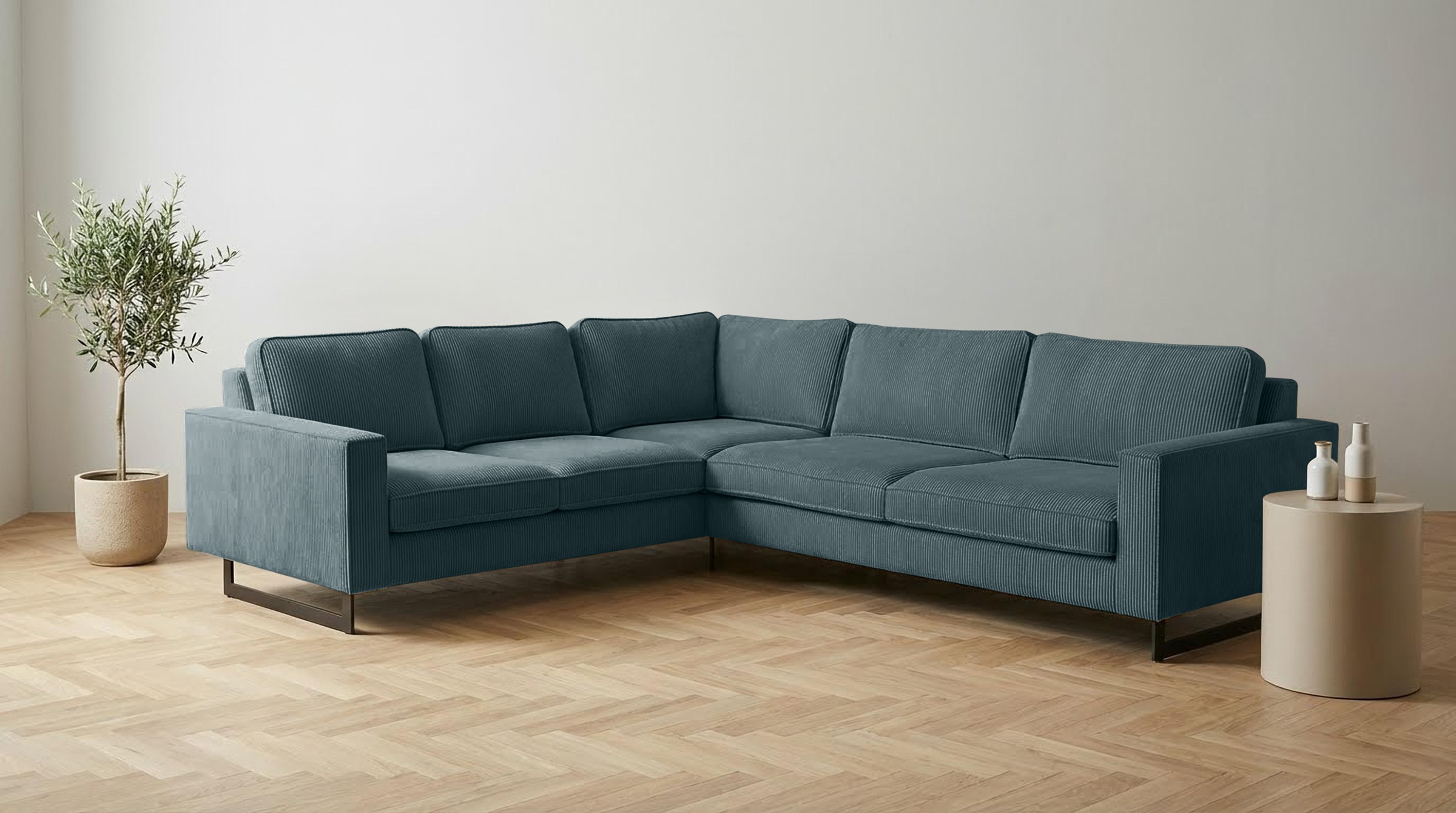 Home affaire Ecksofa "Pinto, XXL, 250/290 cm, langer Schenkel, Ottomane" Co günstig online kaufen