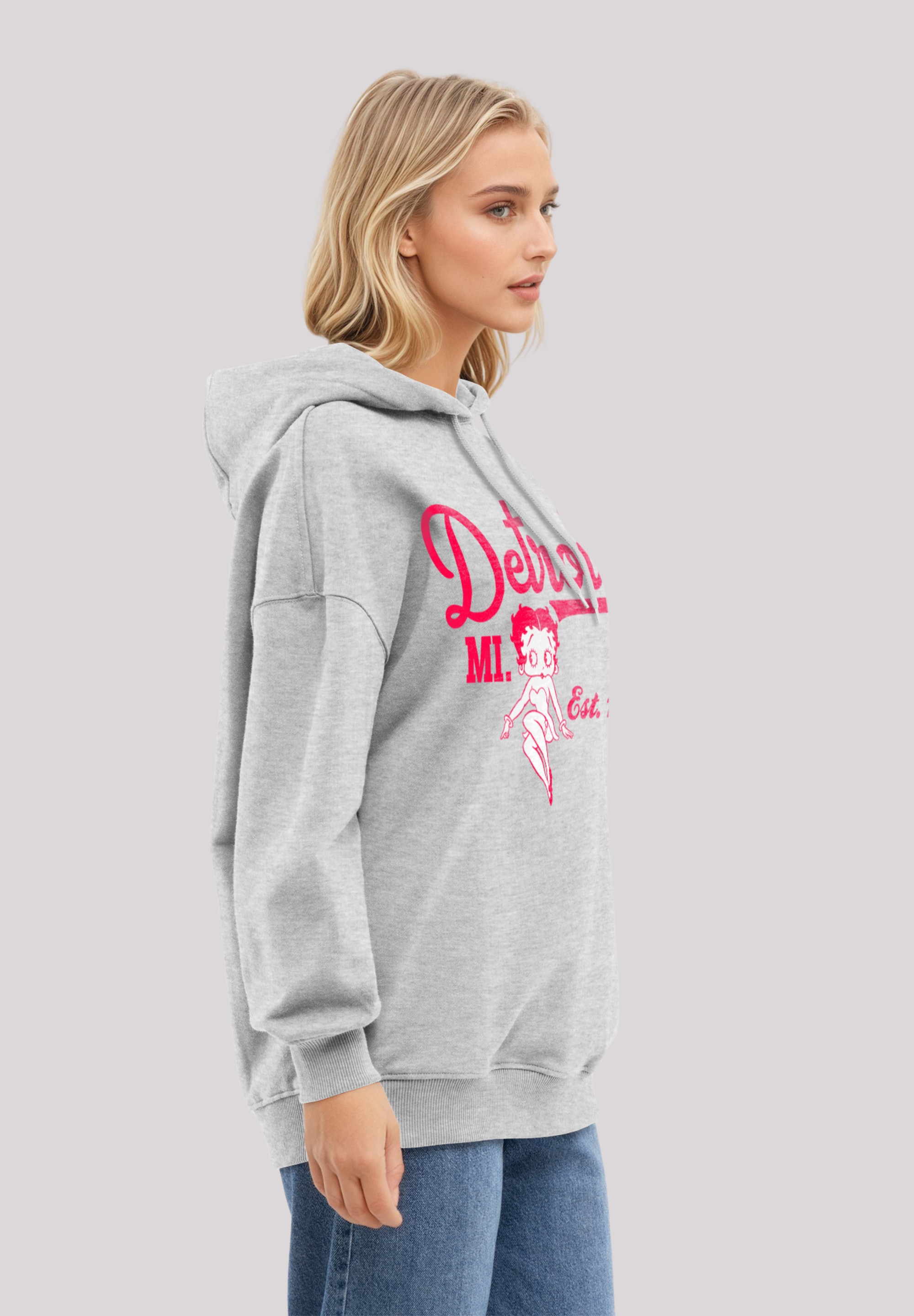 F4NT4STIC Kapuzenpullover »Betty Boop Detroit MI. Est 1930«, Premium Qualität