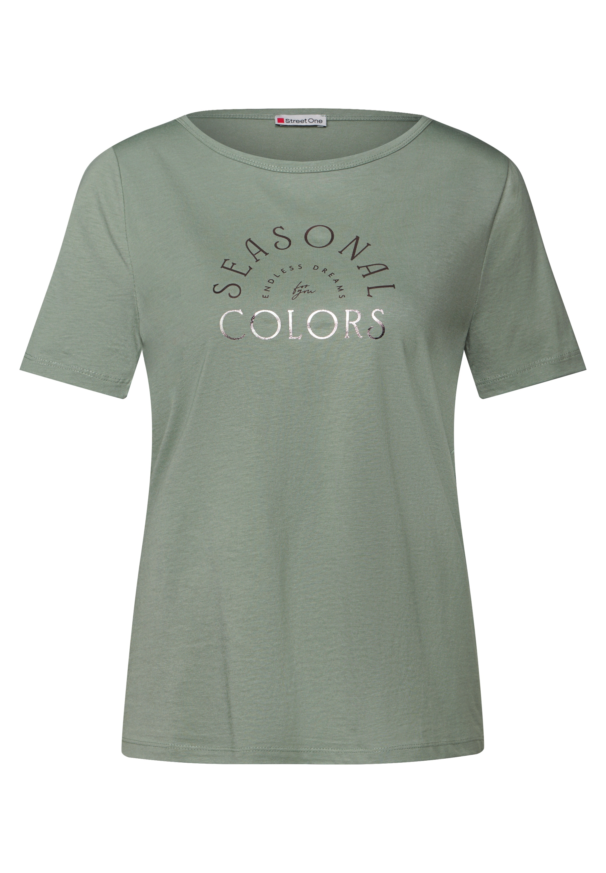 STREET ONE T-Shirt, mit Schriftzug