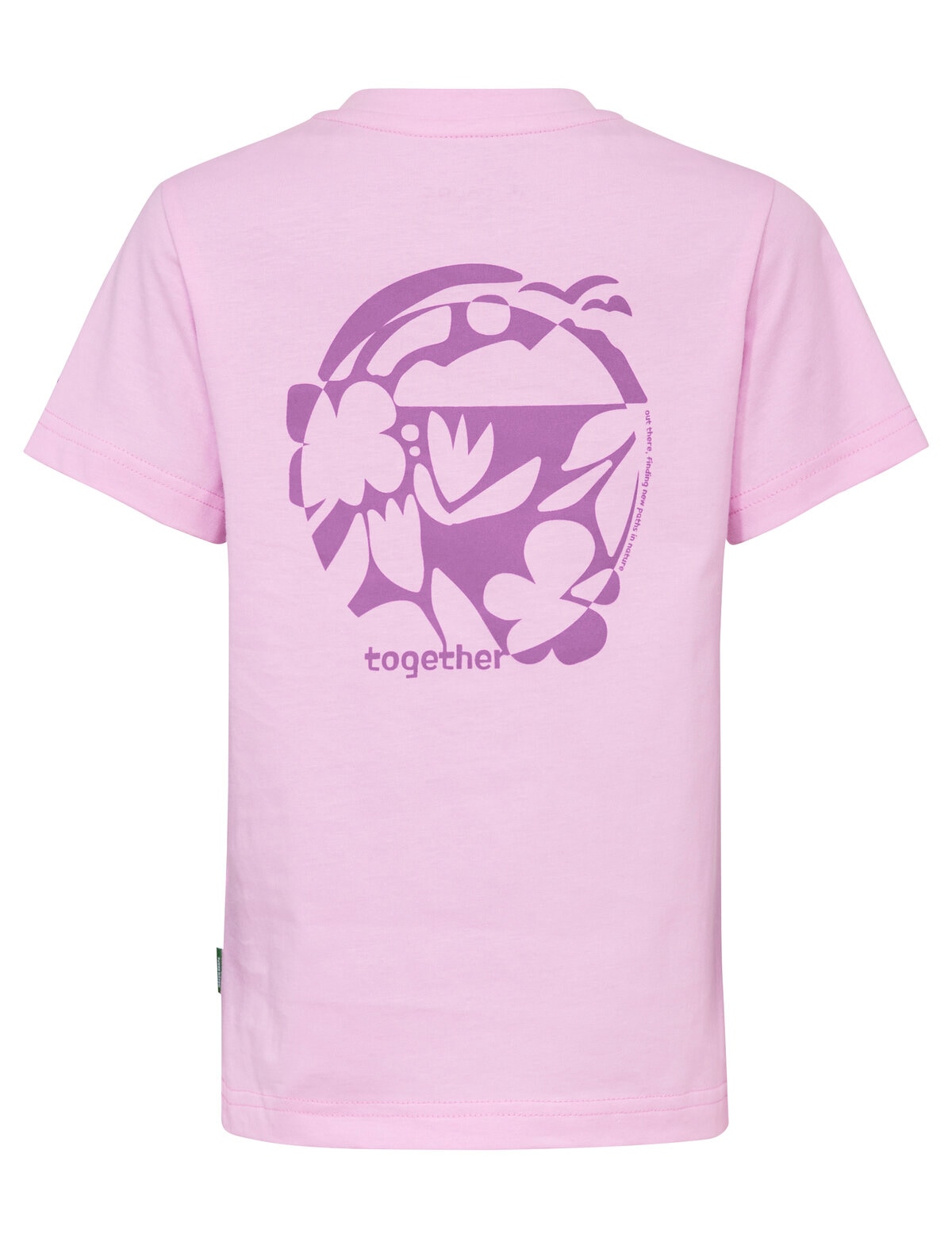 VAUDE Print-Shirt "Kids Lezza T-Shirt" für Kinder und Jugendliche, sportlicher Stil, Kurzarm-Design