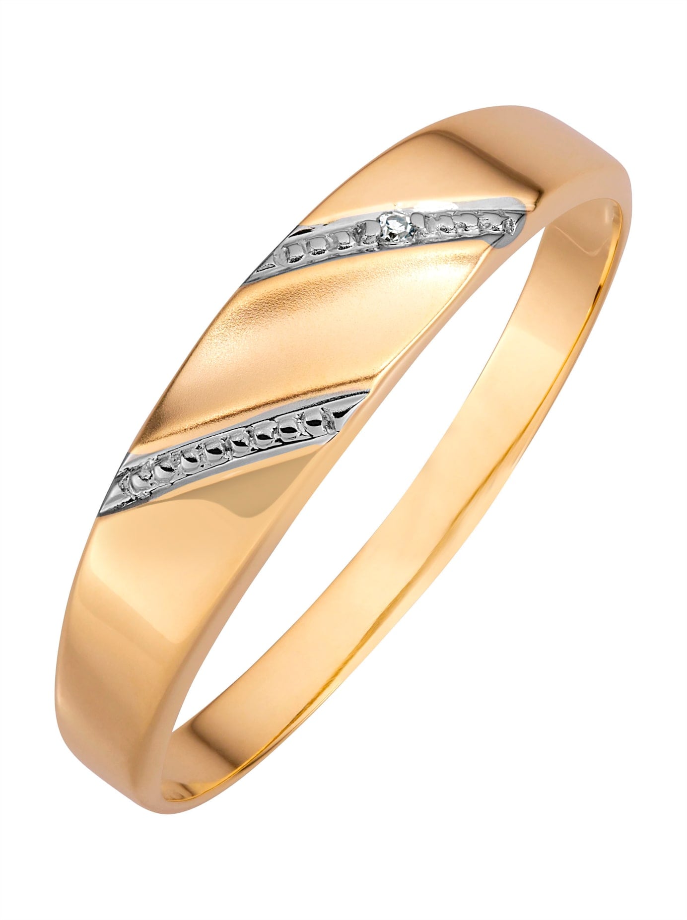 Lady 20 Yellow Gold Diamond Ring Size 20