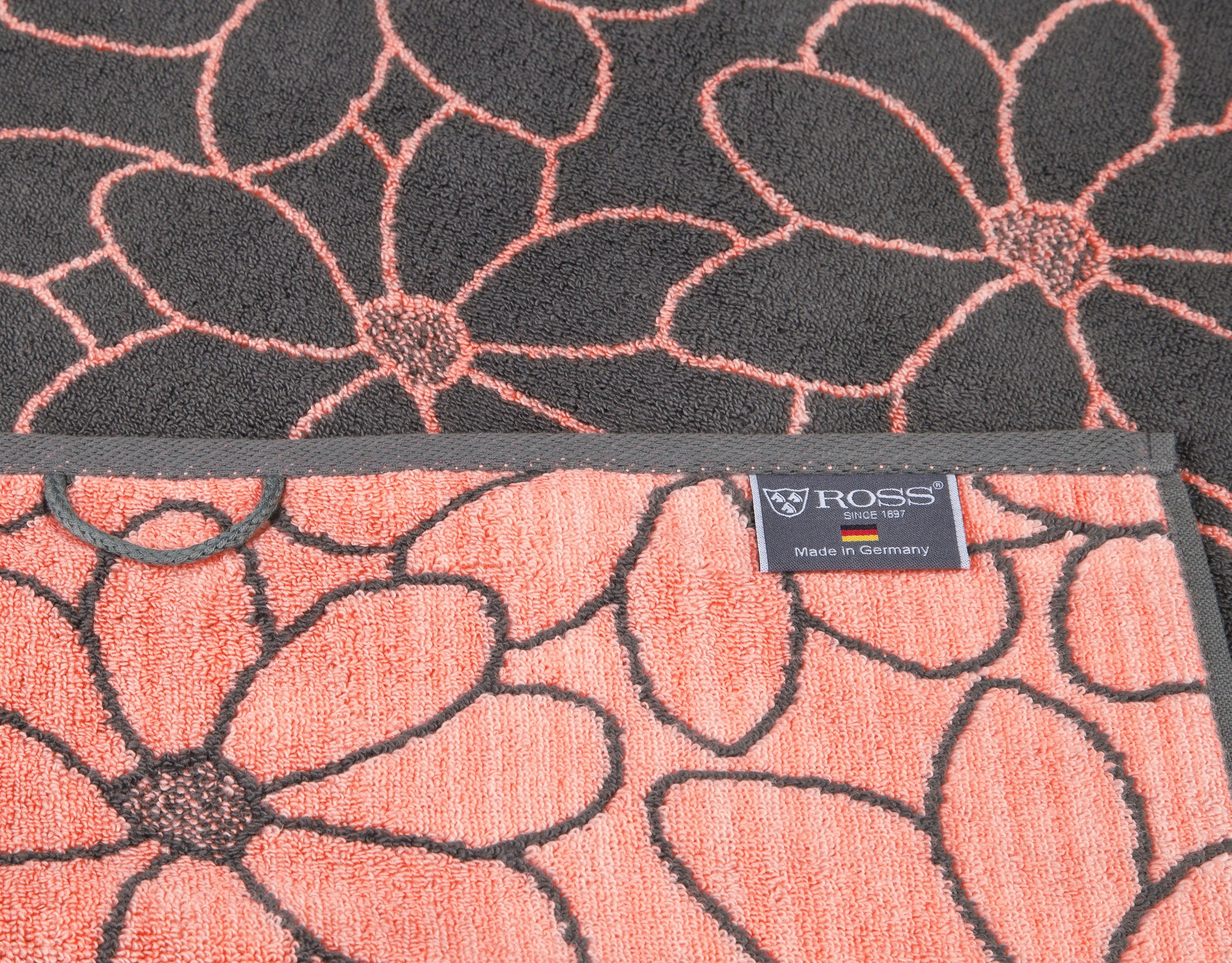 Thumbnail - ROSS Handtücher "Blütenfond" aus feinster Mako-Baumwolle