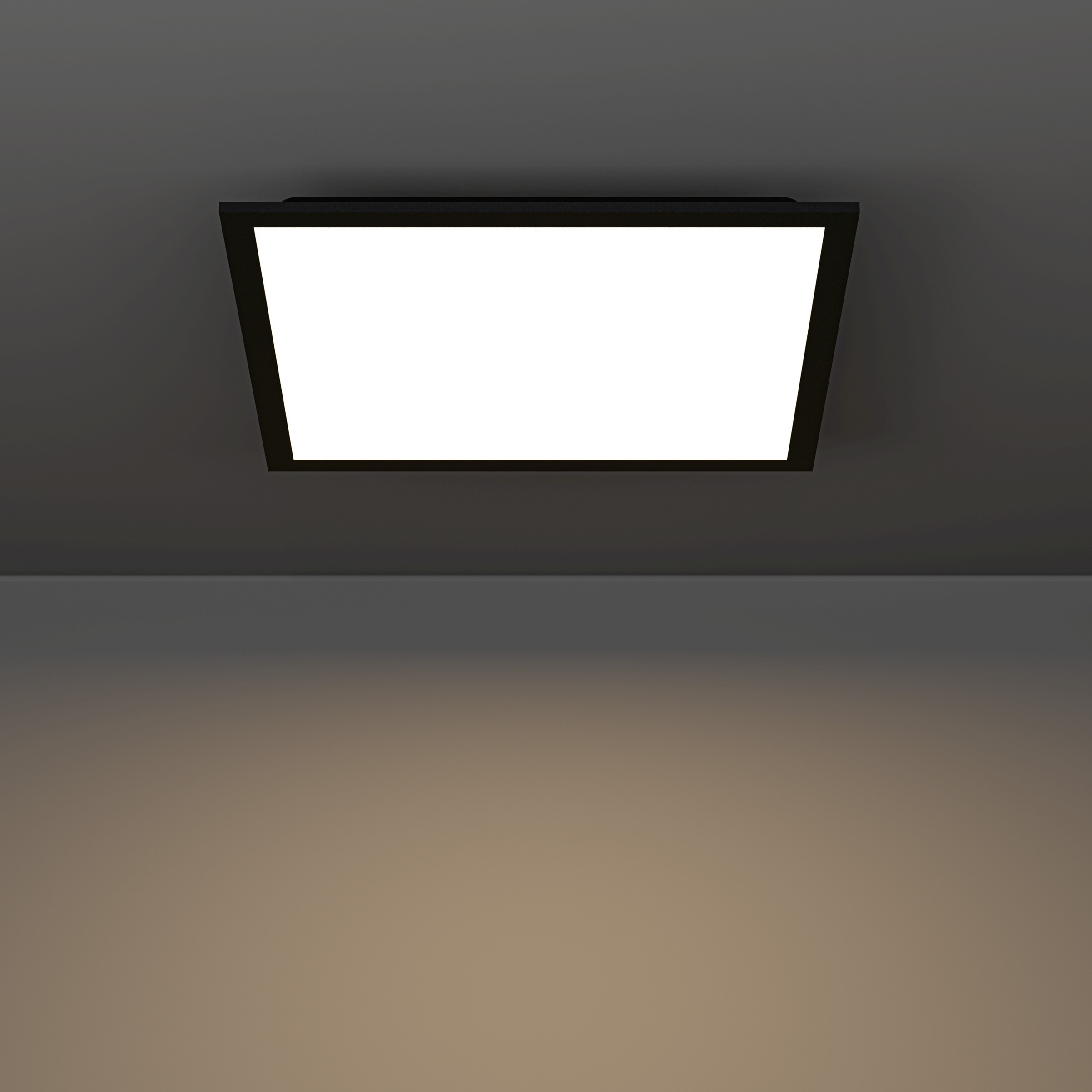 EGLO LED Deckenleuchte »MORADILLO-Z Deckenlampe - Stahl - LED - 19W - IP20« LED-Modul 1 Stk. Kaltweiß | Neutralweiß | RGB | Warmweiß Wohzimmerlampe, Esszimmerlampe, Schlafzimmer, L39,3 x B39,3 x H6,1 cm