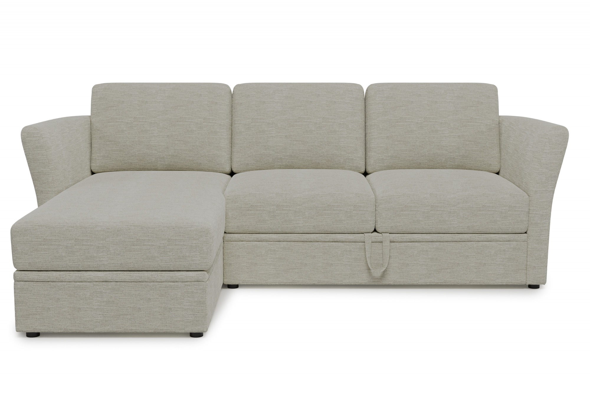 Home affaire Ecksofa »Lavars, L-Form, Schlafsofa«, mit Bettfunktion und Stauraum, in zwei verschiedenen Bezugsqualitäten