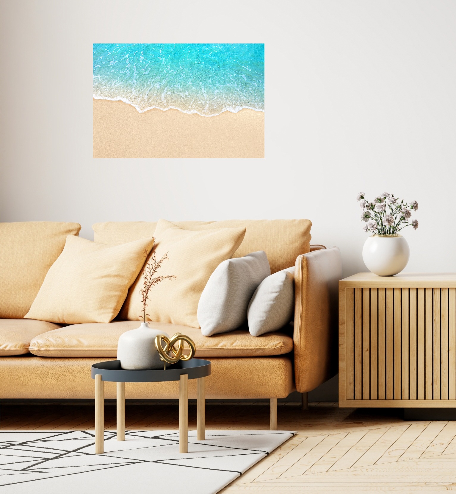 queence Wandsticker "Beach" Selbstklebend, kinderleichte Anbringung günstig online kaufen