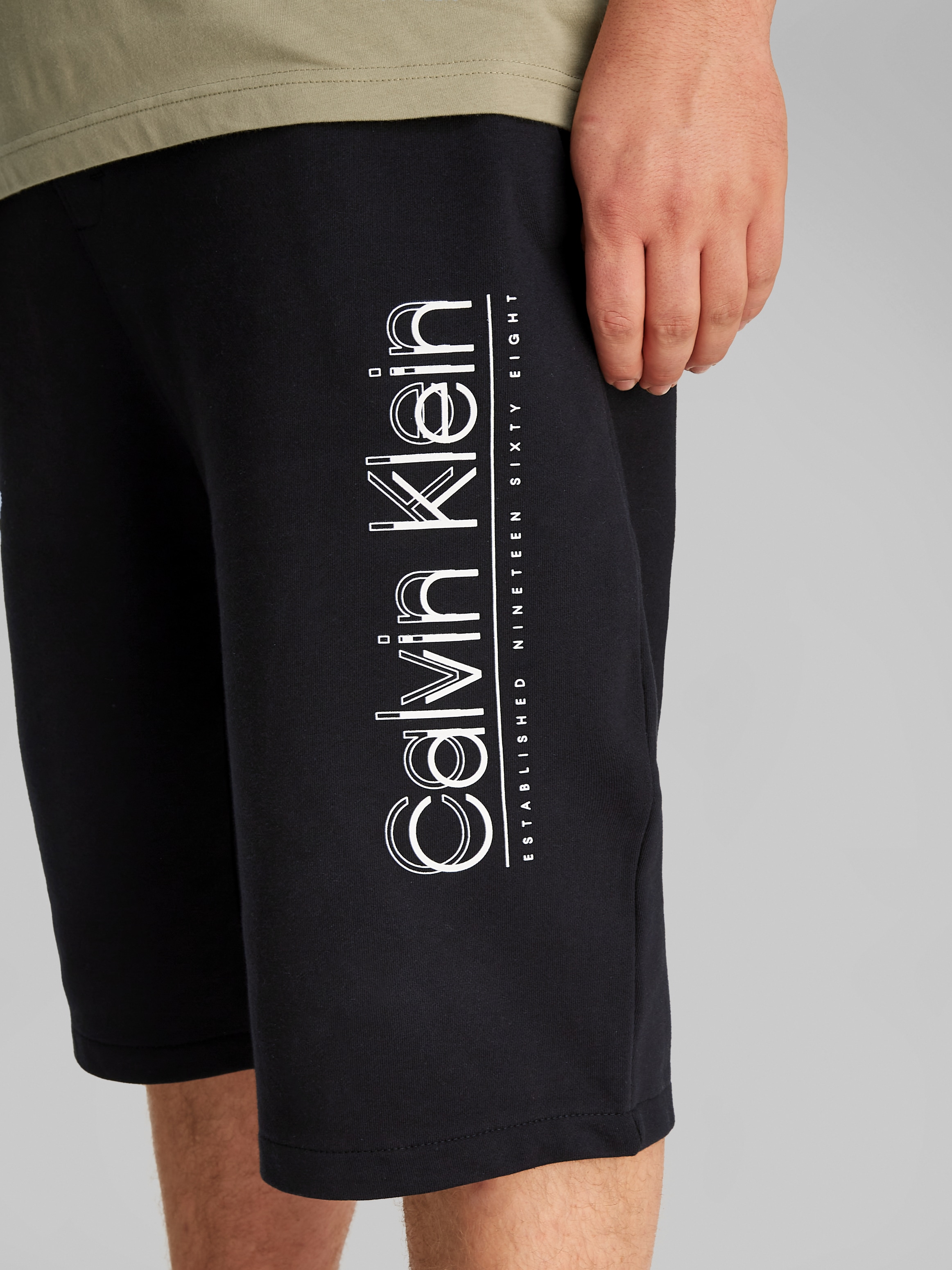 Calvin Klein Big&Tall Shorts "BT CP-DOUBLE LOGO SWEATSHORTS", in großen Grö günstig online kaufen