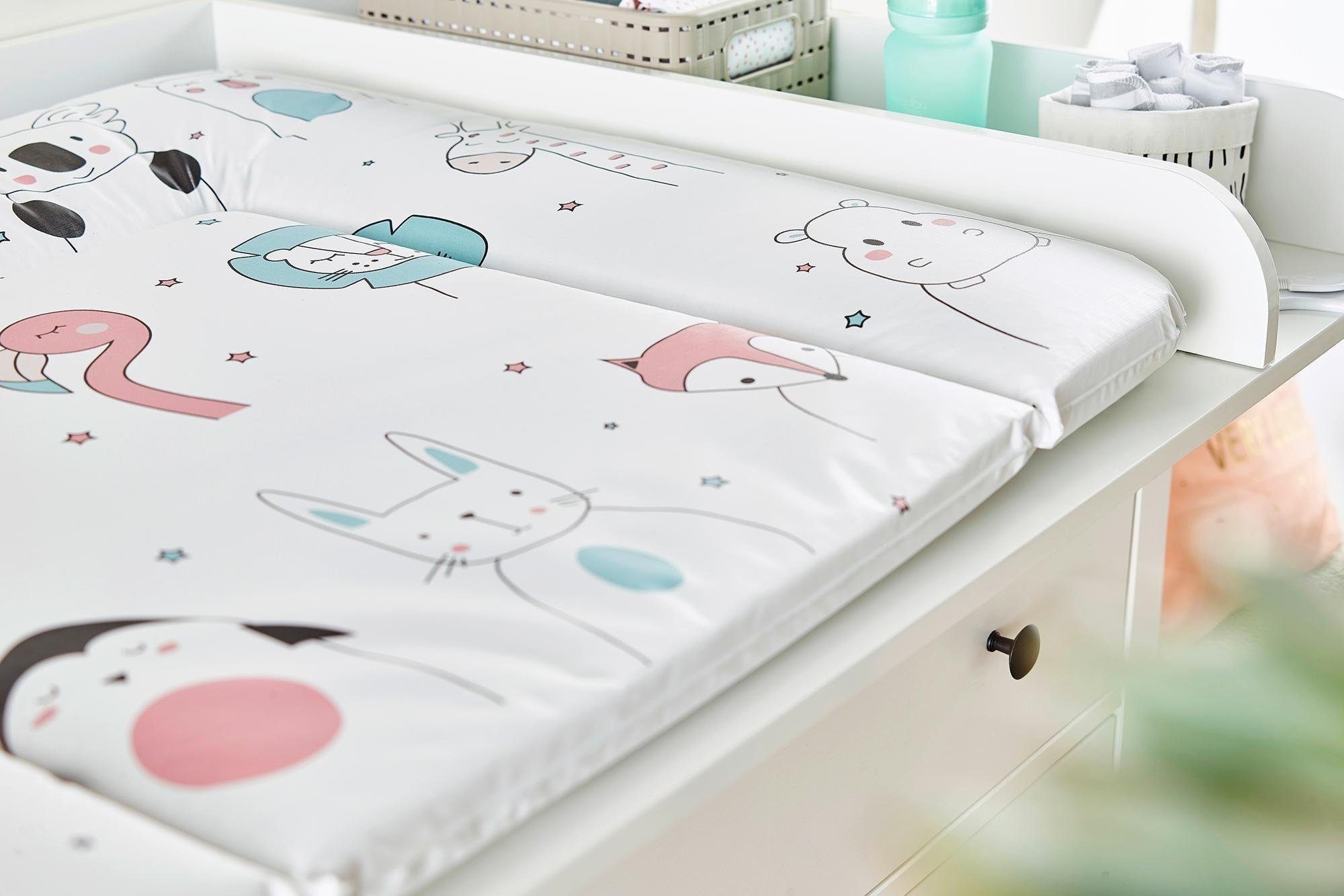 Rotho Babydesign Wickelauflage »Happy Faces«, Made in Europe