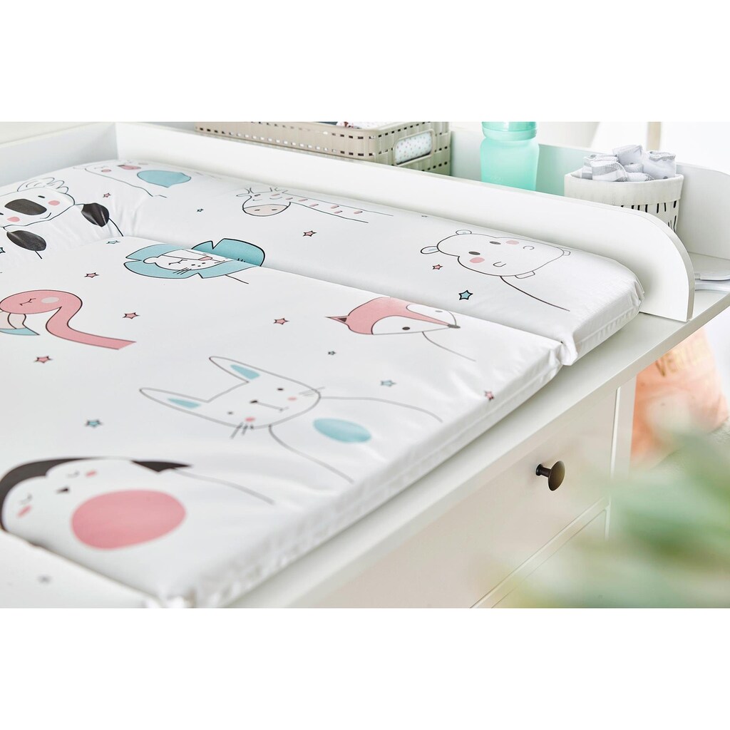 Rotho Babydesign Wickelauflage »Happy Faces«, Made in Europe