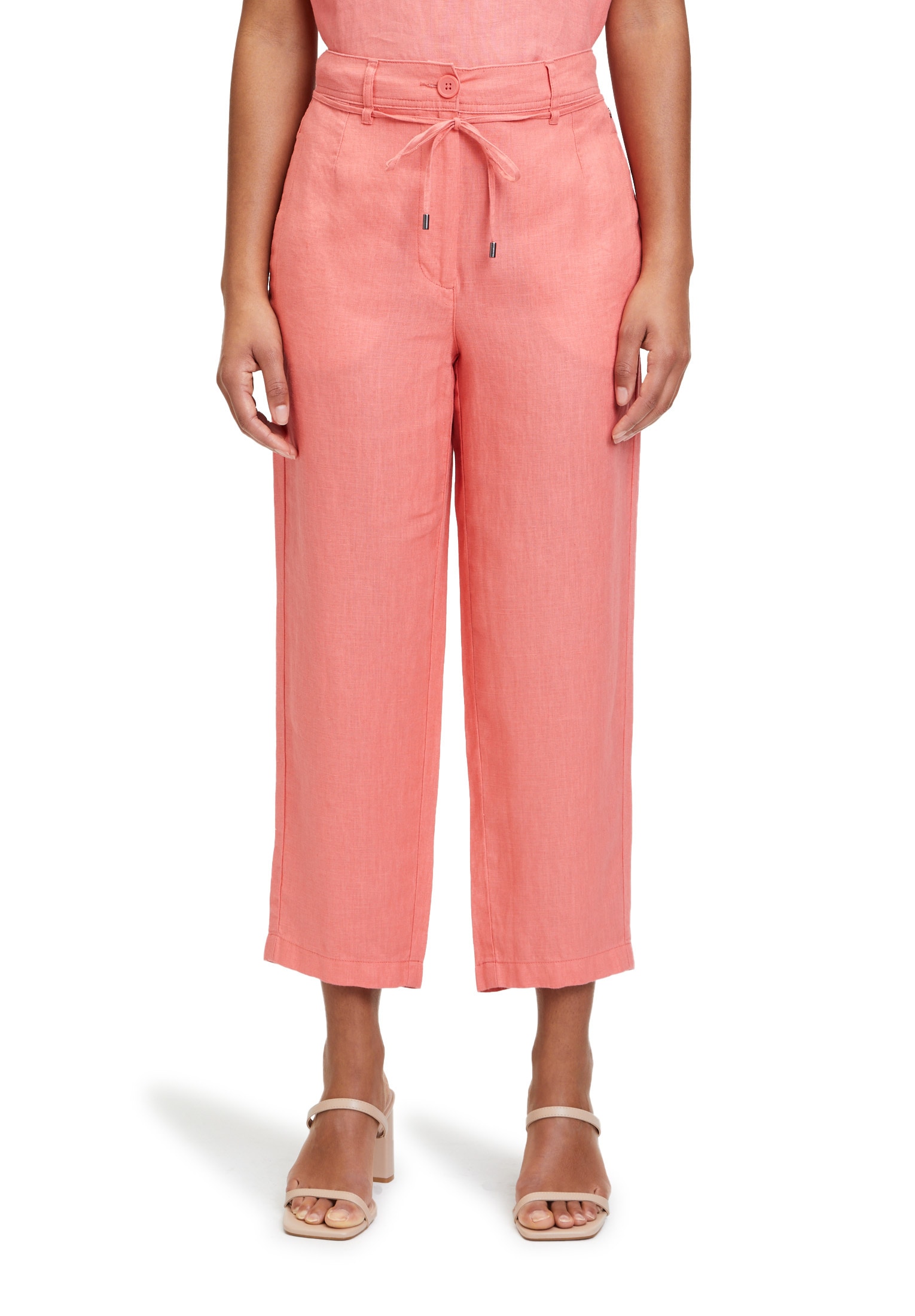 Betty&Co Stoffhose "Betty & Co Damen Sommerhose mit Gürtel", Material günstig online kaufen