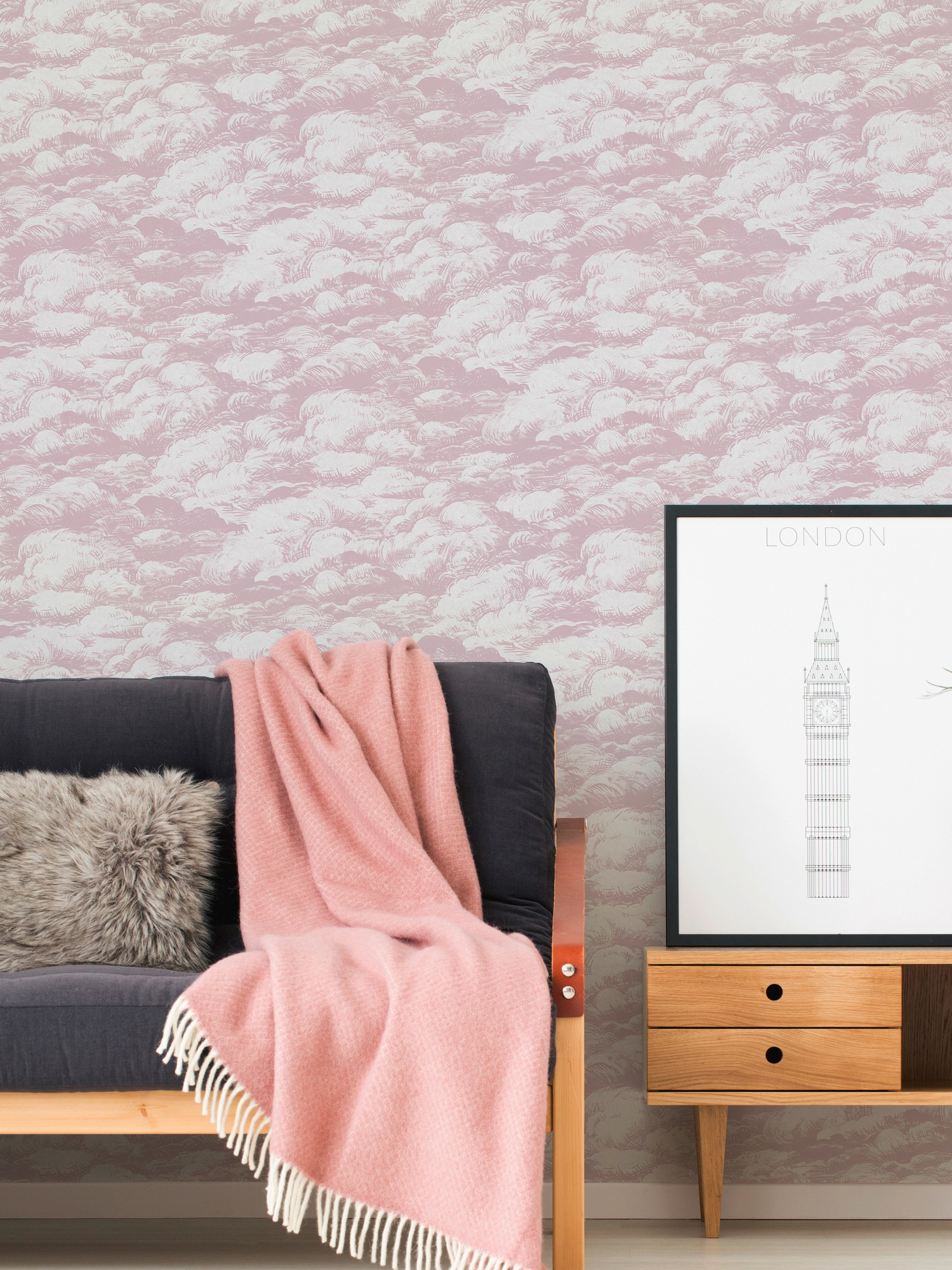 Architects Paper Vliestapete »Jungle Chic«, Motiv-abstrakt-naturalistisch, Tapete Wolken Tapeten Wohnzimmer Schlafzimmer Küche modern Design Büro