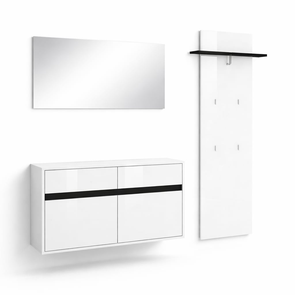 OTTO home Garderoben-Set »Locco Flurmöbel, Dielenmöbel, Flurschrank, Flurgarderobe B: ca 150 cm« 3 Stk. tlg.