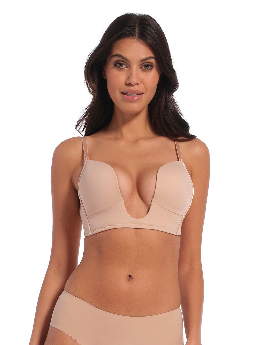 MAGIC Bodyfashion Bügelloser BH "V-Bra" extrem tief fallender Ausschnitt und extra tiefer Rücken