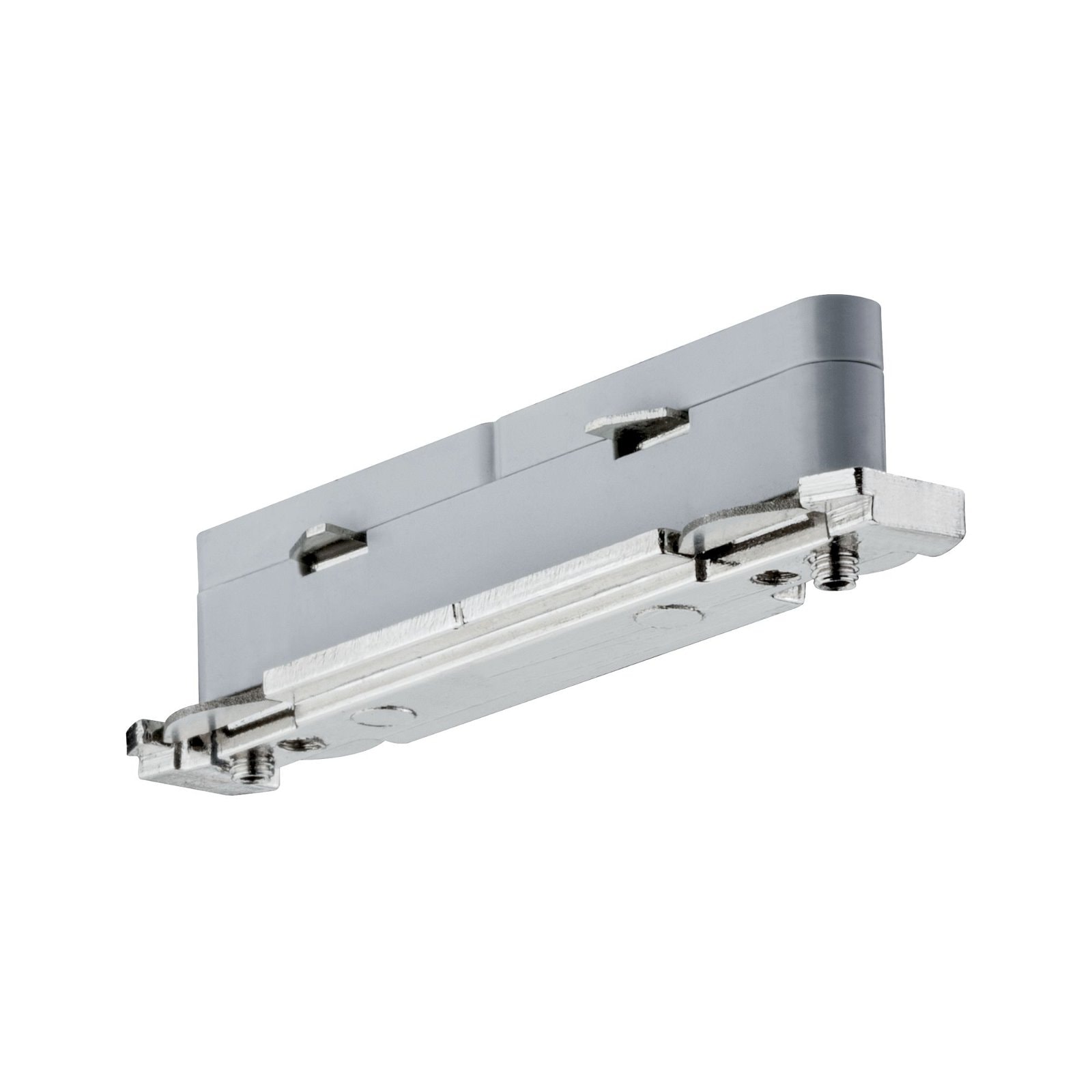 PAULMANN Schienensystem-Verbinder "URail Linienverbinder 70x11mm max. 1000W Silber für alle Farben", B:7cm H:1,5cm T:1,1cm, silber,
