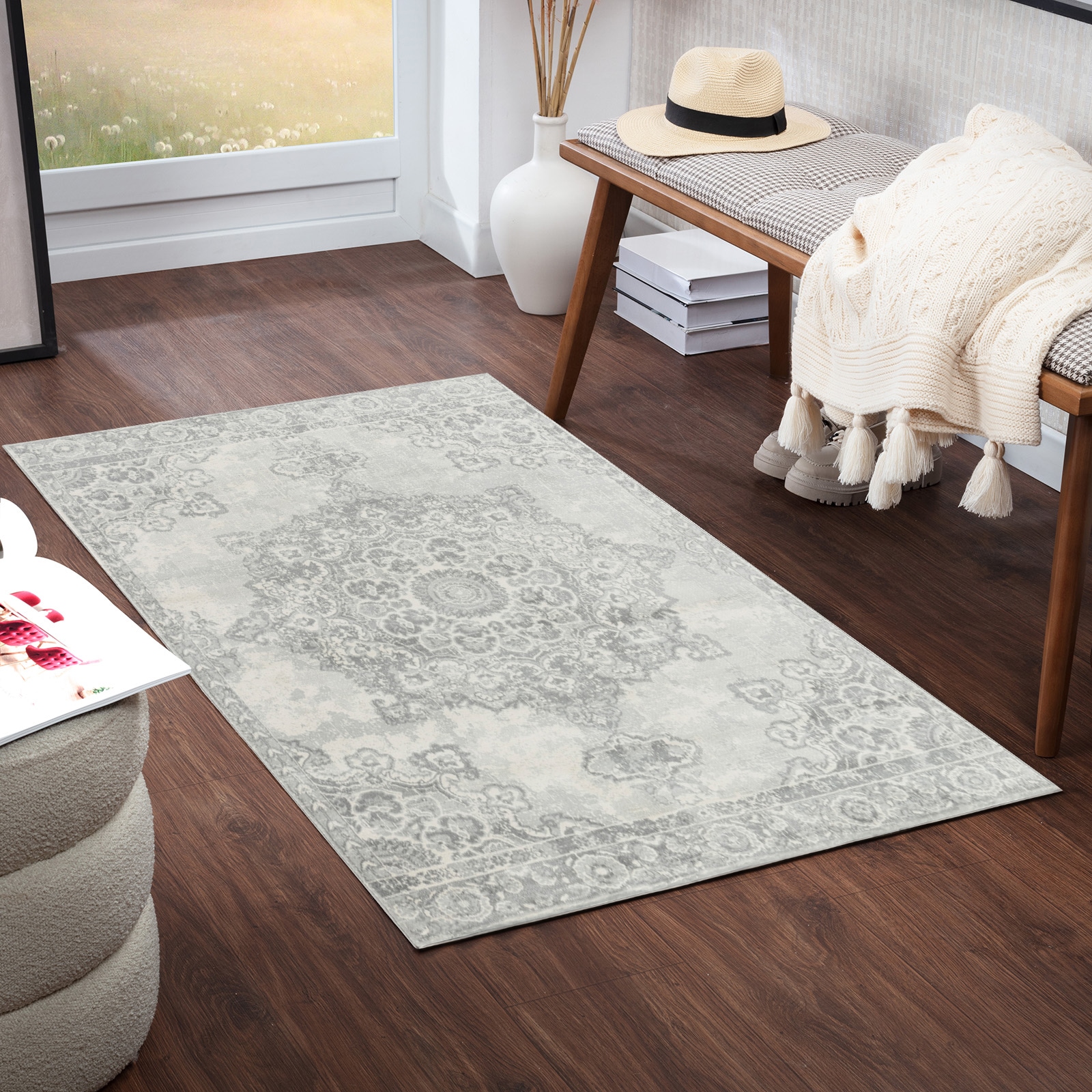 Livabliss Teppich "CORO" rechteckig 11 mm Höhe Boho Kurzflor Orientteppich, günstig online kaufen