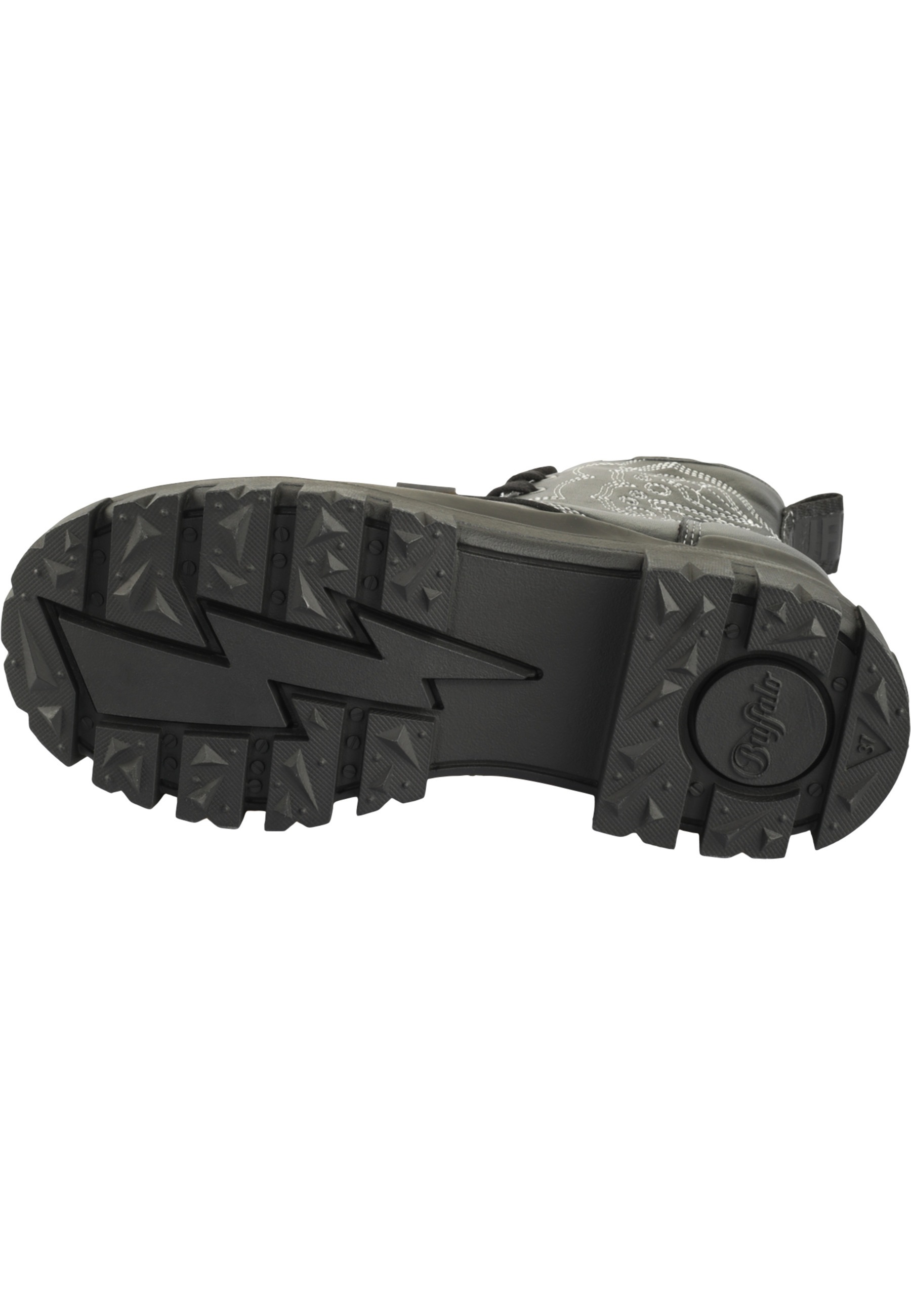 Buffalo Aspha Rld West Boots Black/White 36 3