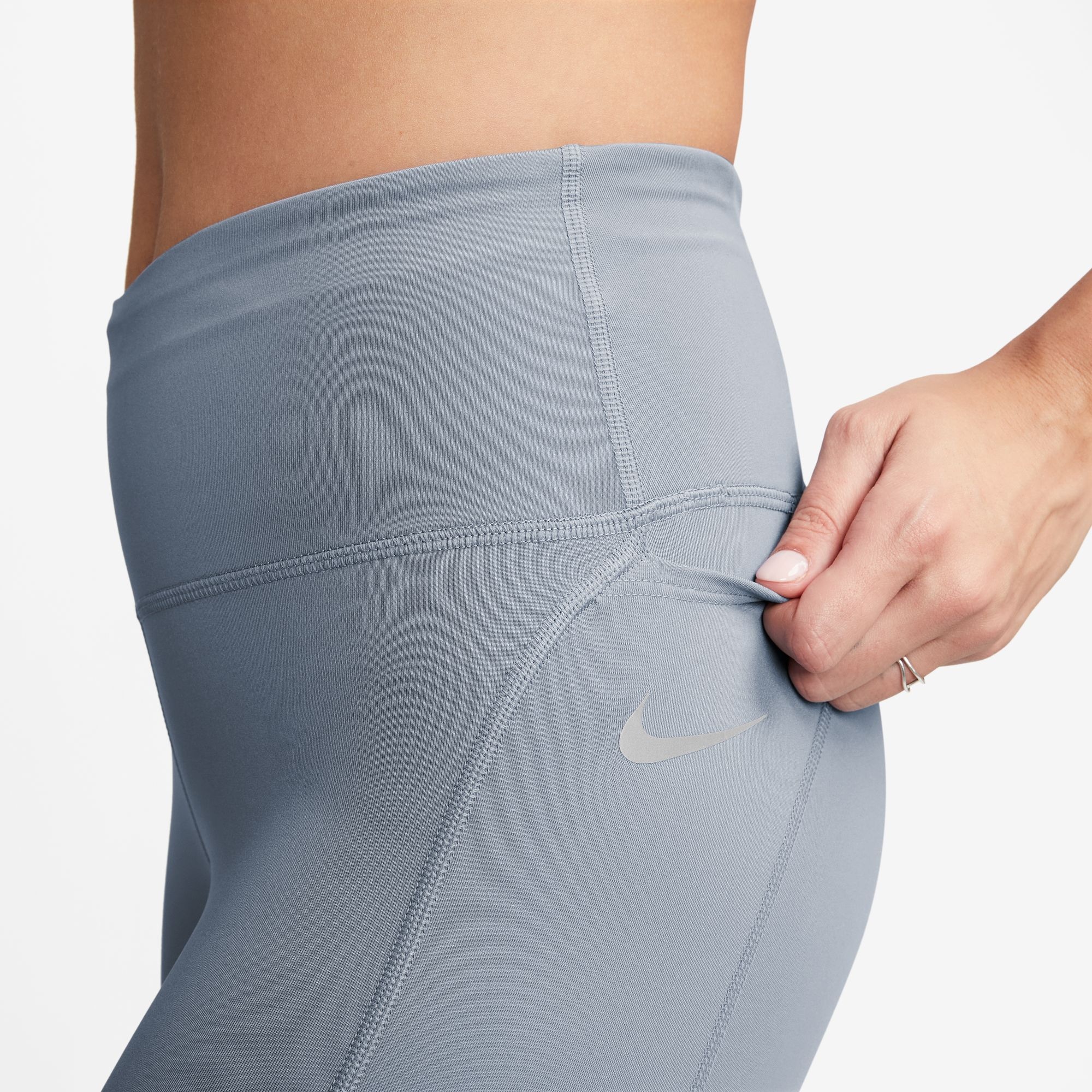 Nike Lauftights »EPIC FAST WOMEN'S MID-RISE POCKET RUNNING LEGGINGS«