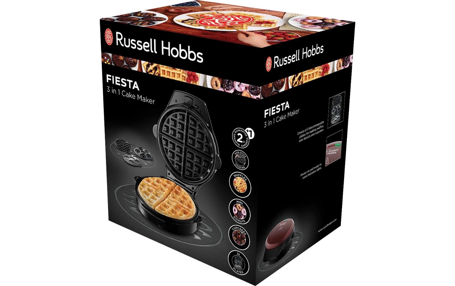 RUSSELL HOBBS 3-in-1-Kombi-Waffeleisen »Fiesta 3 in 1« 900 W