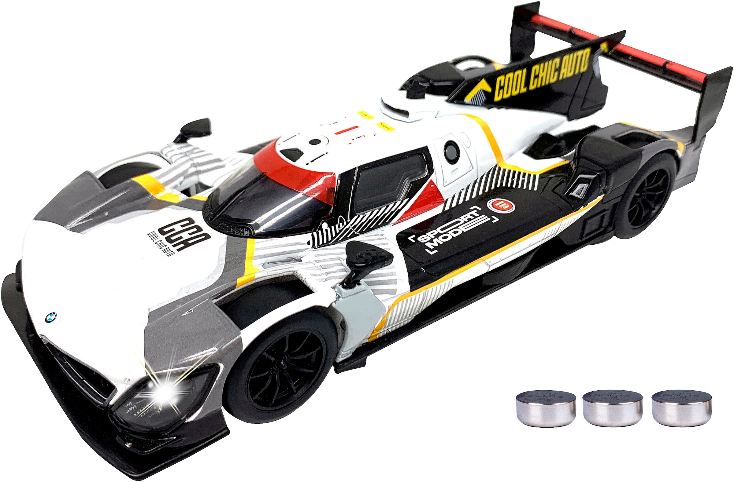 Jamara Spielzeug-Auto »Diecast, BMW M Hybrid V8 inklusive Batterien« LED Licht; Maßstab 1:24