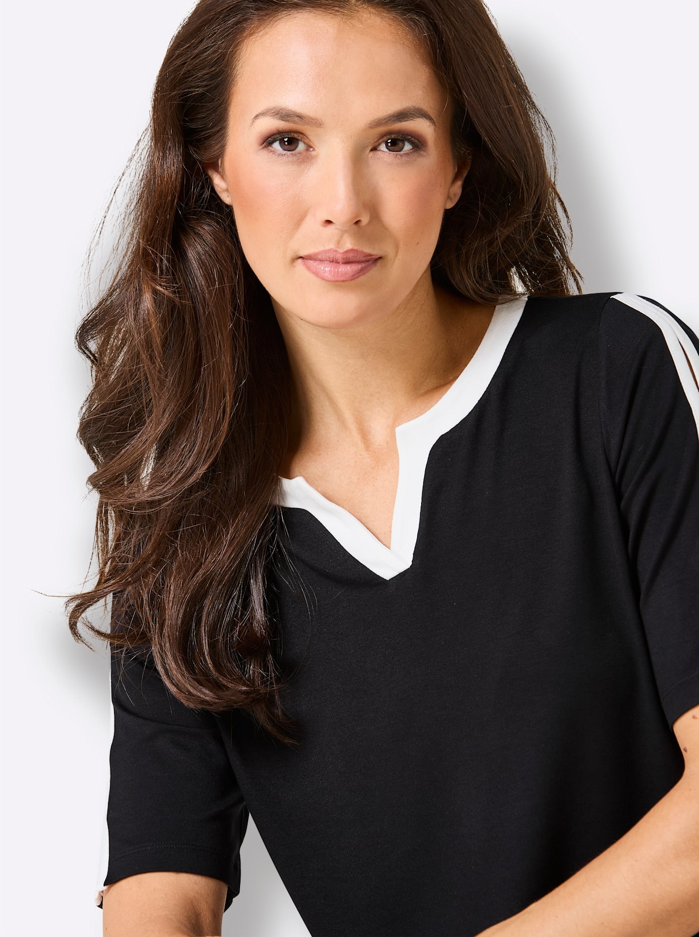 CREATION L PREMIUM Kurzarmshirt »Modal-Shirt« 1 tlg.