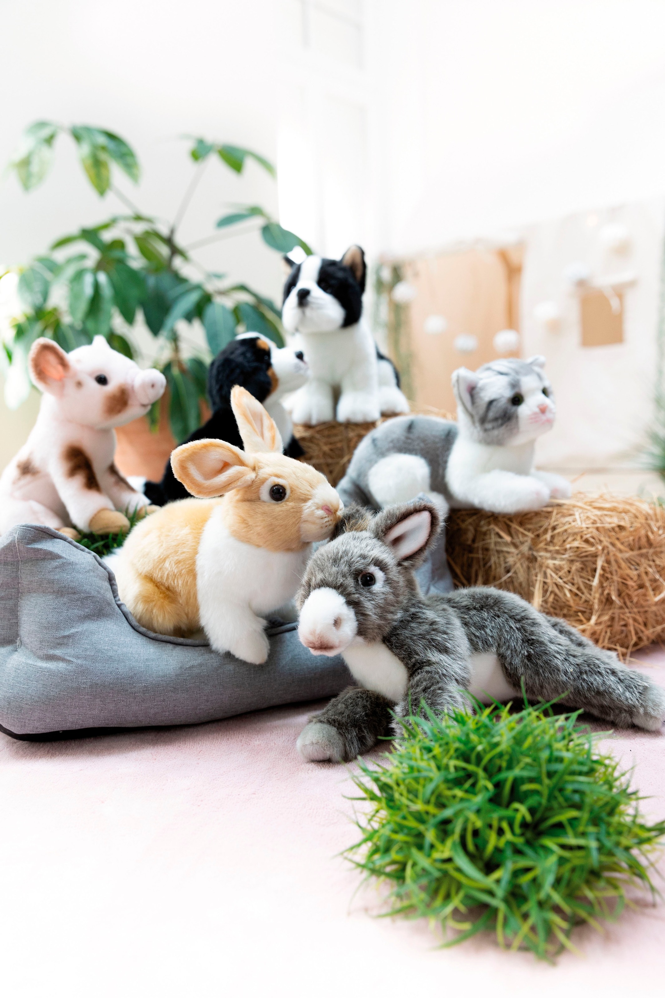 Nici Kuscheltier »Lifelike, Hund Berner Sennenhund, 20 cm«, enthält recyceltes Material (Global Recycled Standard)