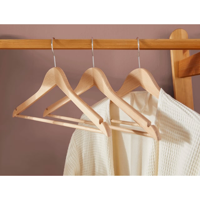 OTTO products Kleiderbügel »Tedd«, (Set, 10 tlg.), nachhaltiger Kleiderbügel  aus Buchenholz bestellen | BAUR
