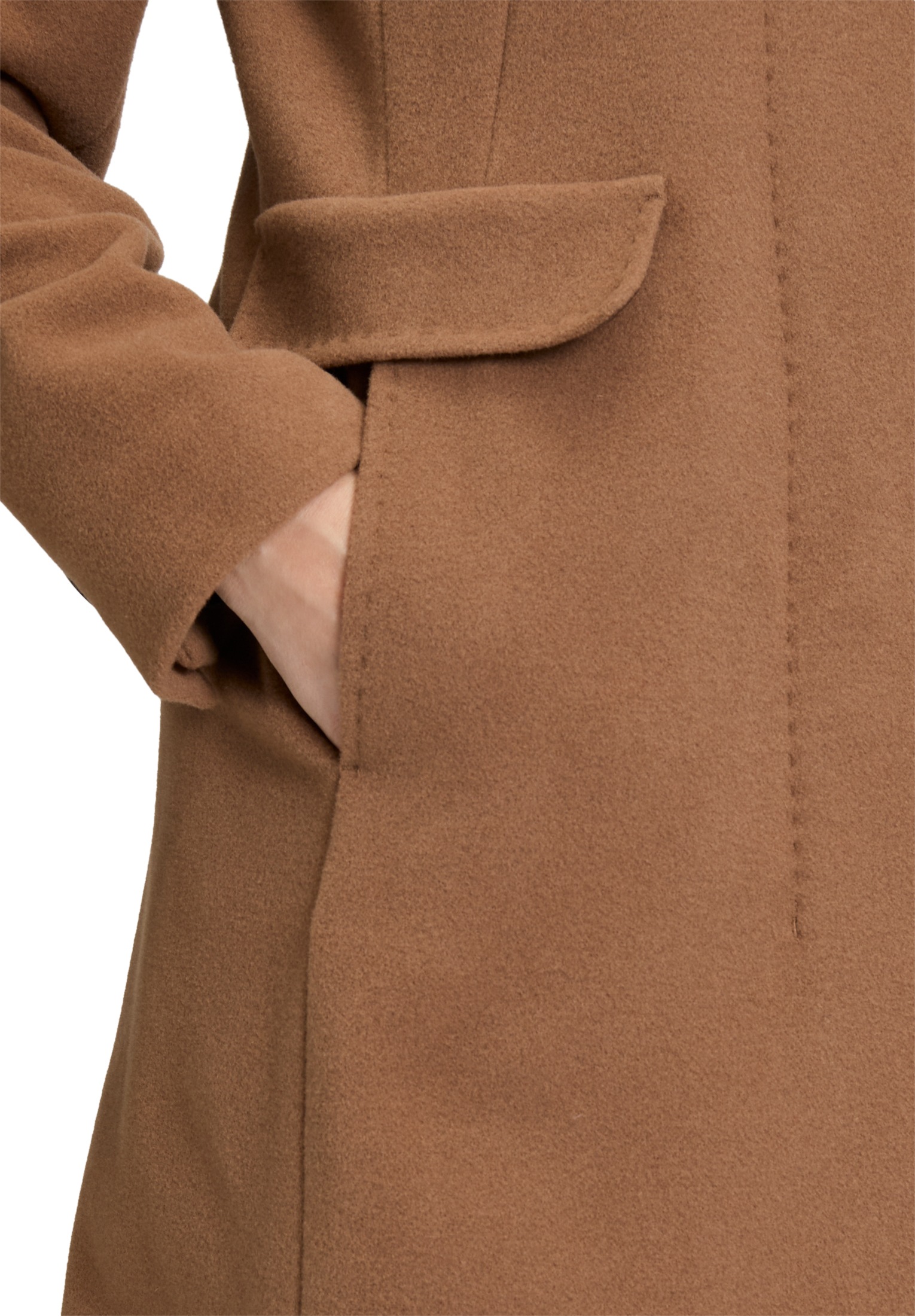 Thumbnail - Gil Bret Wolljacke ohne Kapuze mit Stehkragen