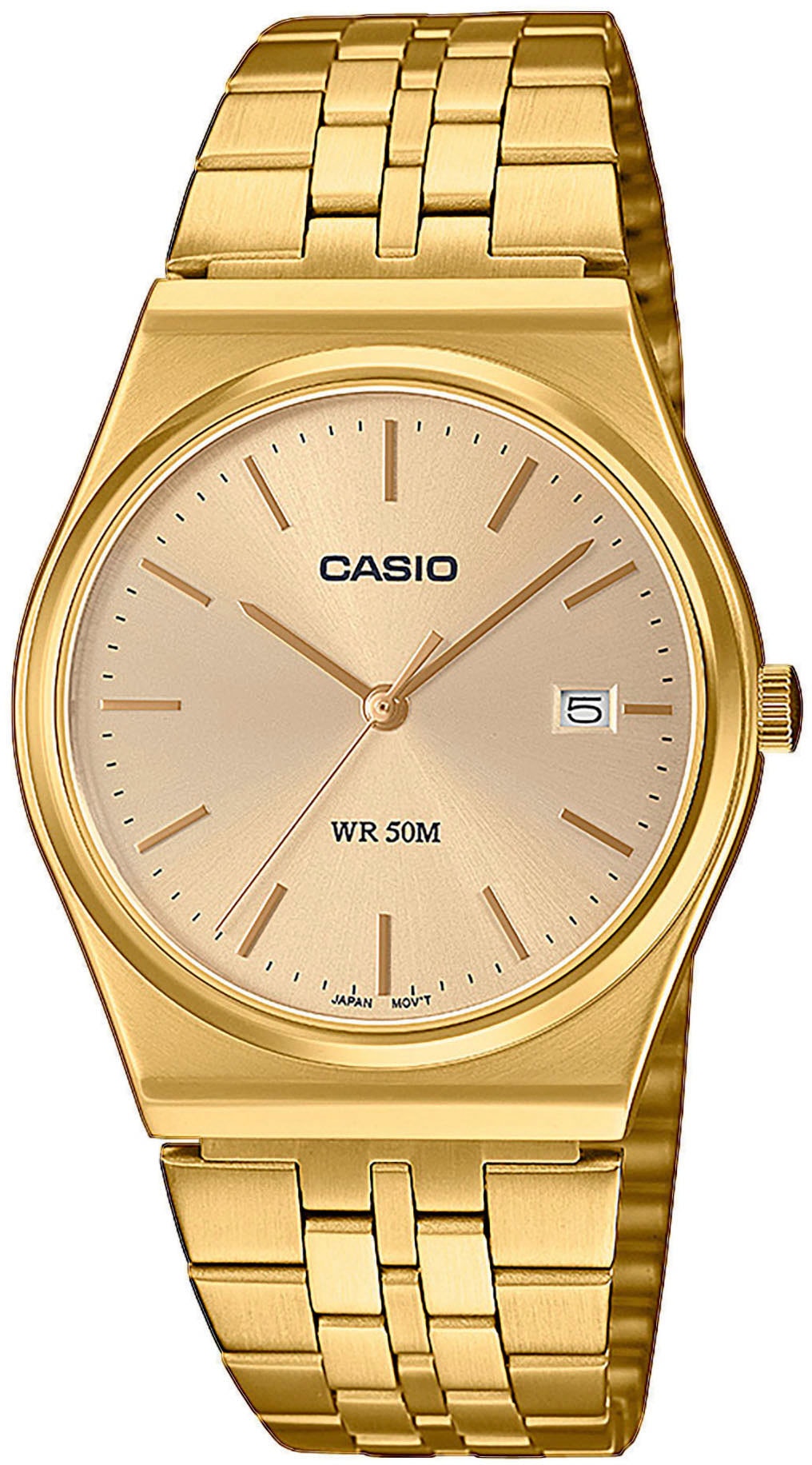 Casio Collection Quarzuhr »MTP-B145G-9AVEF«, Armbanduhr, Herrenuhr, Damenuhr, analog, Datum