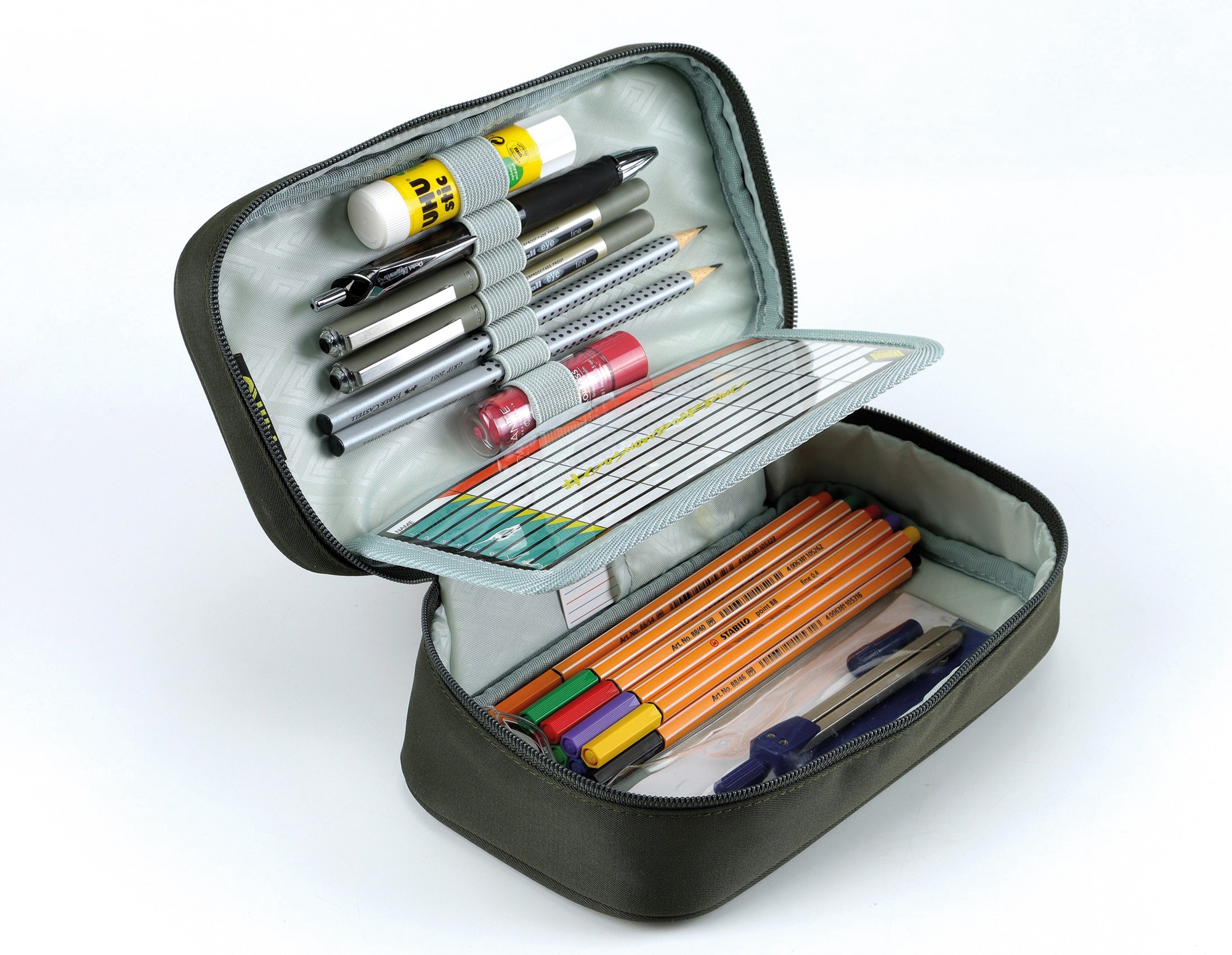 NITRO Federtasche »Pencil Case XL«, Federmäppchen, Schlampermäppchen, Faulenzer Box, Stifte Etui