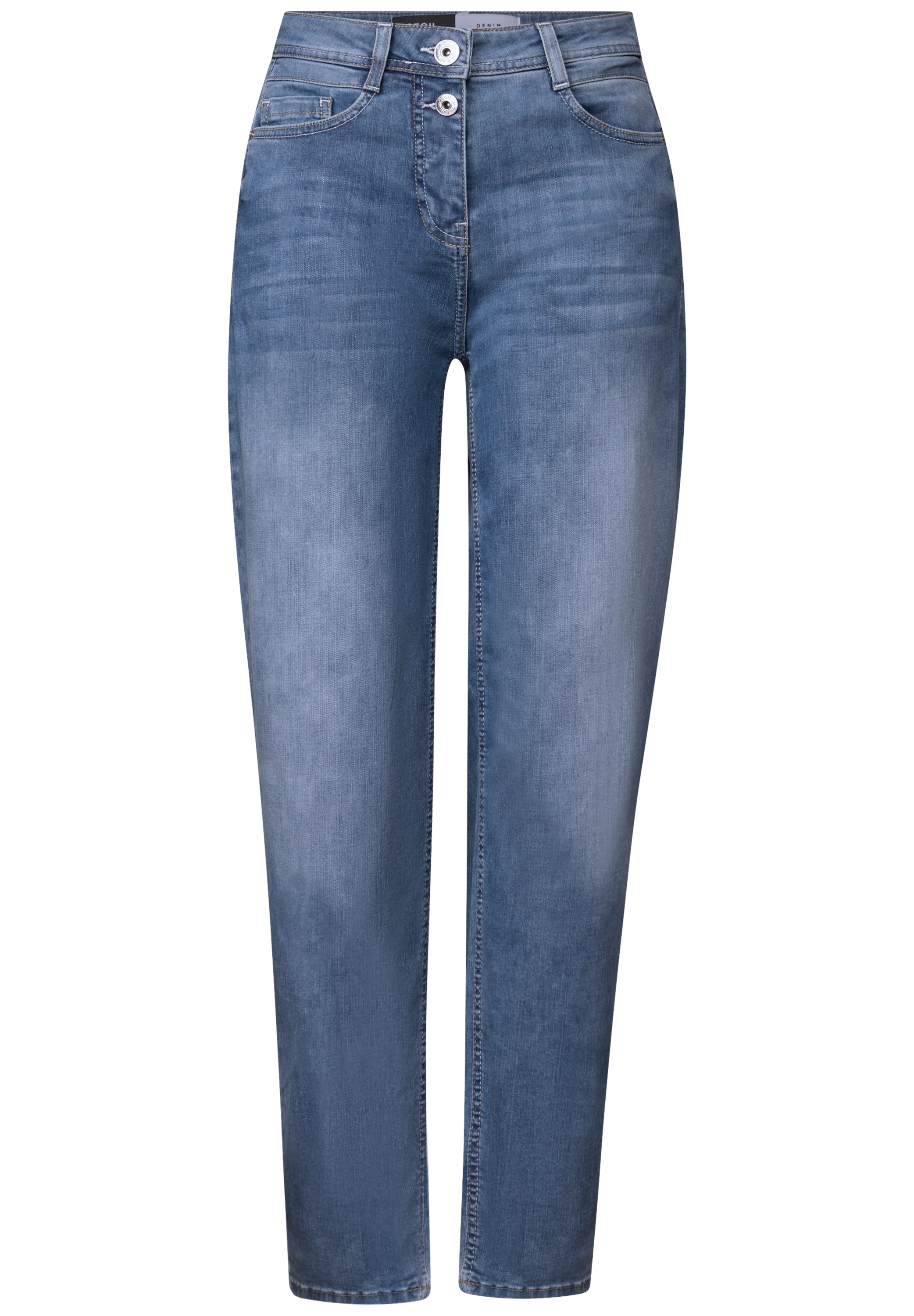 Cecil Gerade Jeans, aus Baumwolle mit Stretchanteil