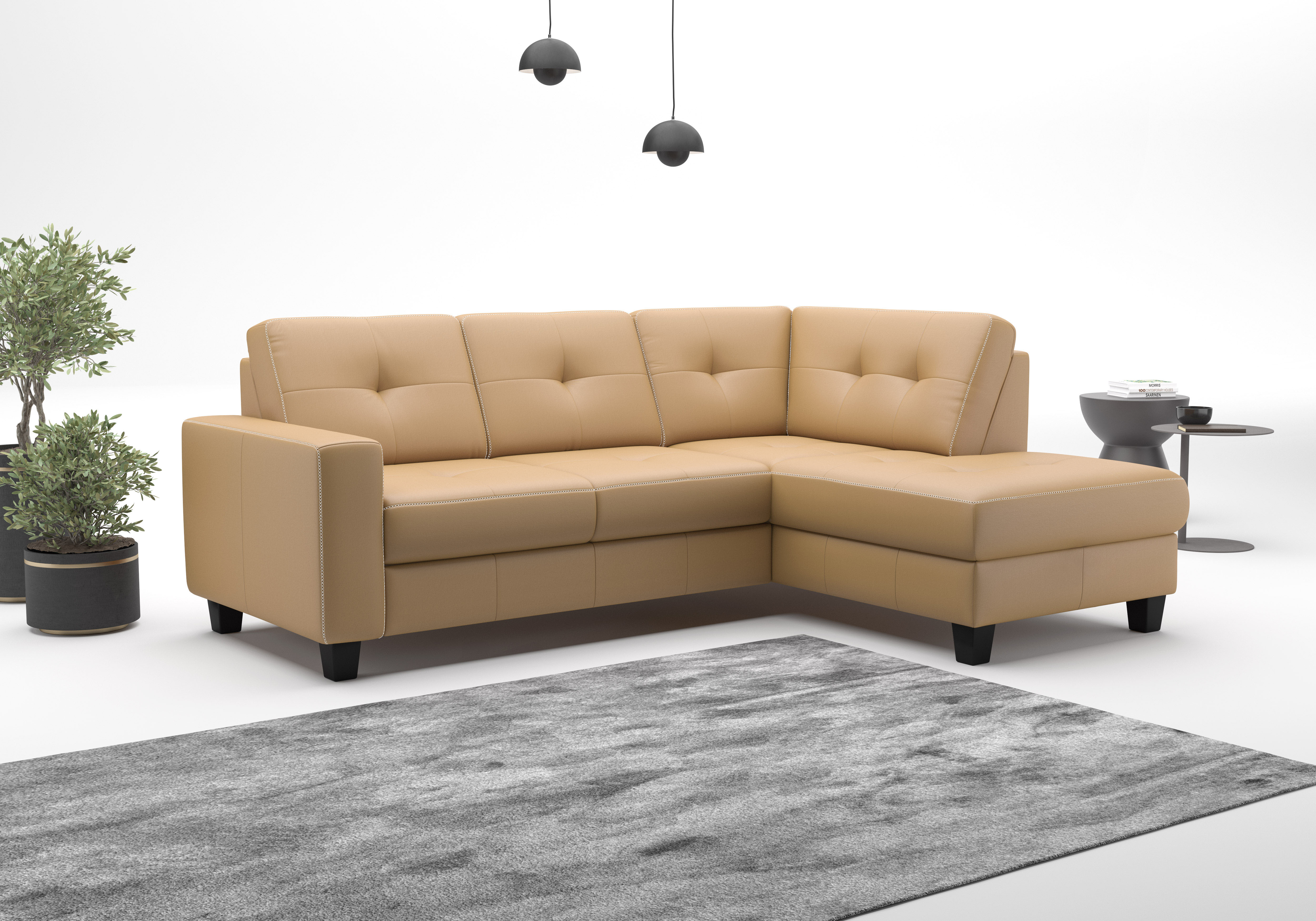 OTTO home Ecksofa "Varese" wahlweise mit Schlaffunktion und Bettkasten