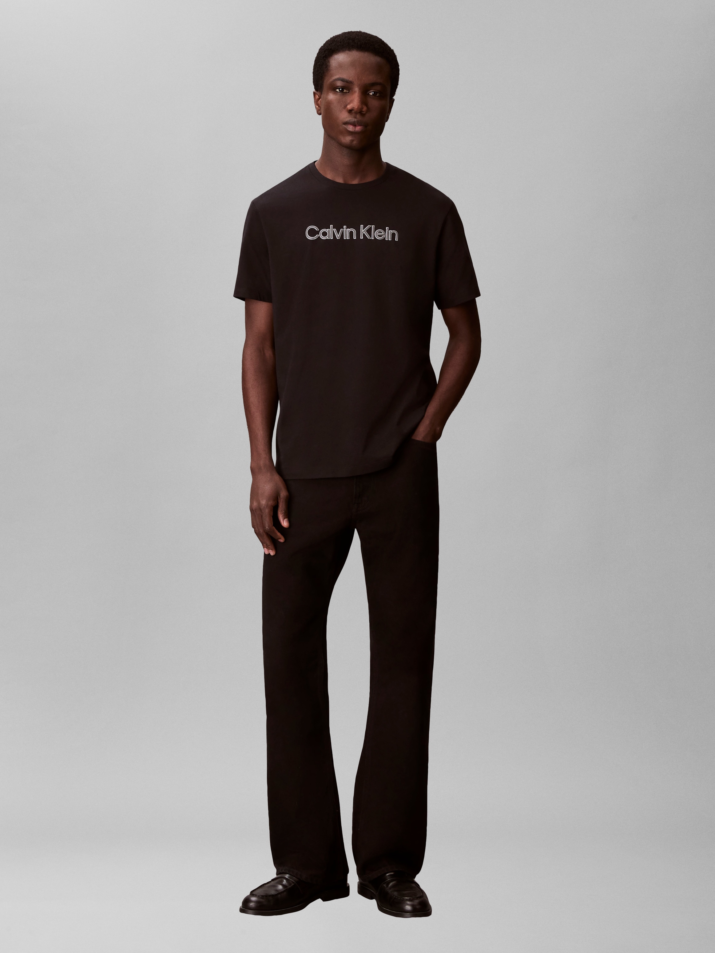 Calvin Klein T-Shirt »30S EU WHOLESALE SPORTSWEAR GRAP« Regular fit mit Rundhalsausschnitt