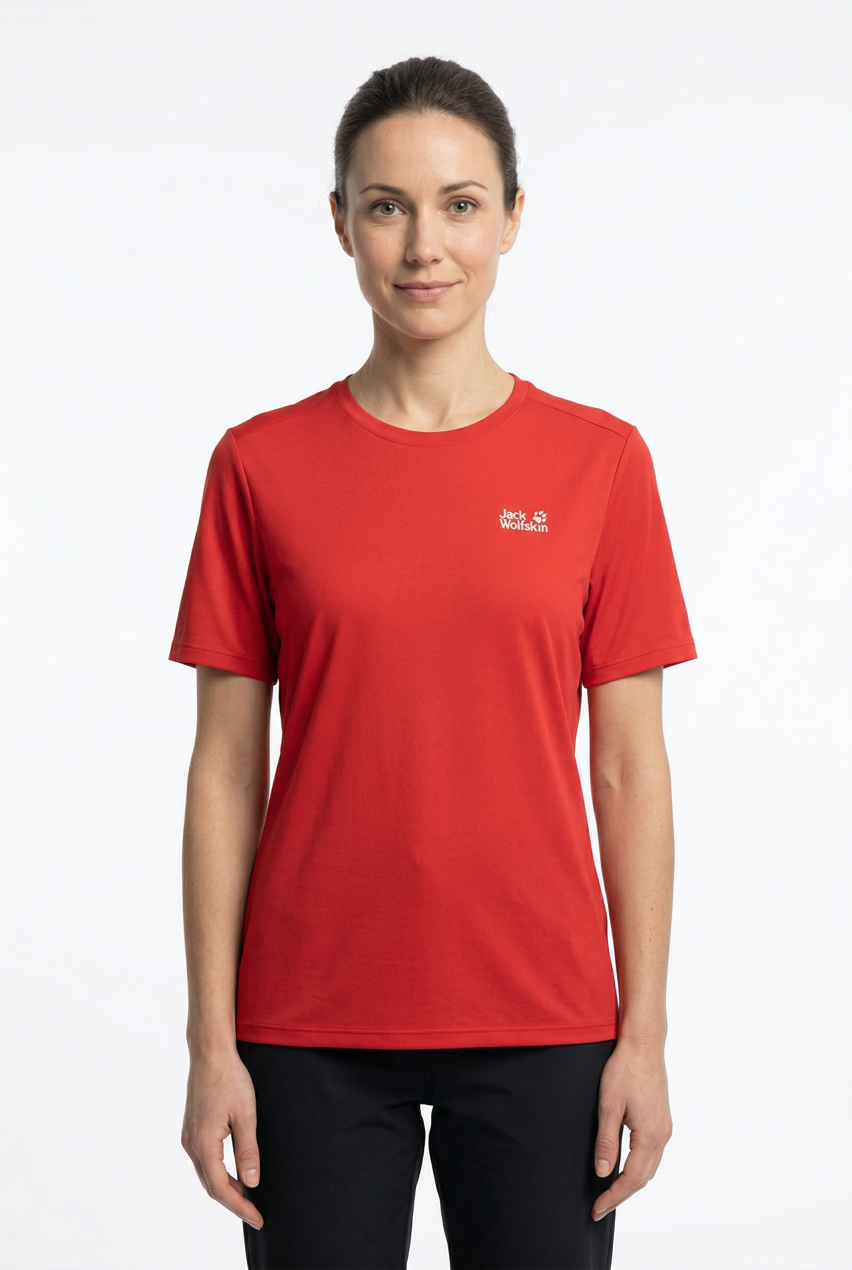 Jack Wolfskin Funktionsshirt "VONNAN S/S T W" leichtes und atmungsaktives TEXADRI-Material, moderne Passform