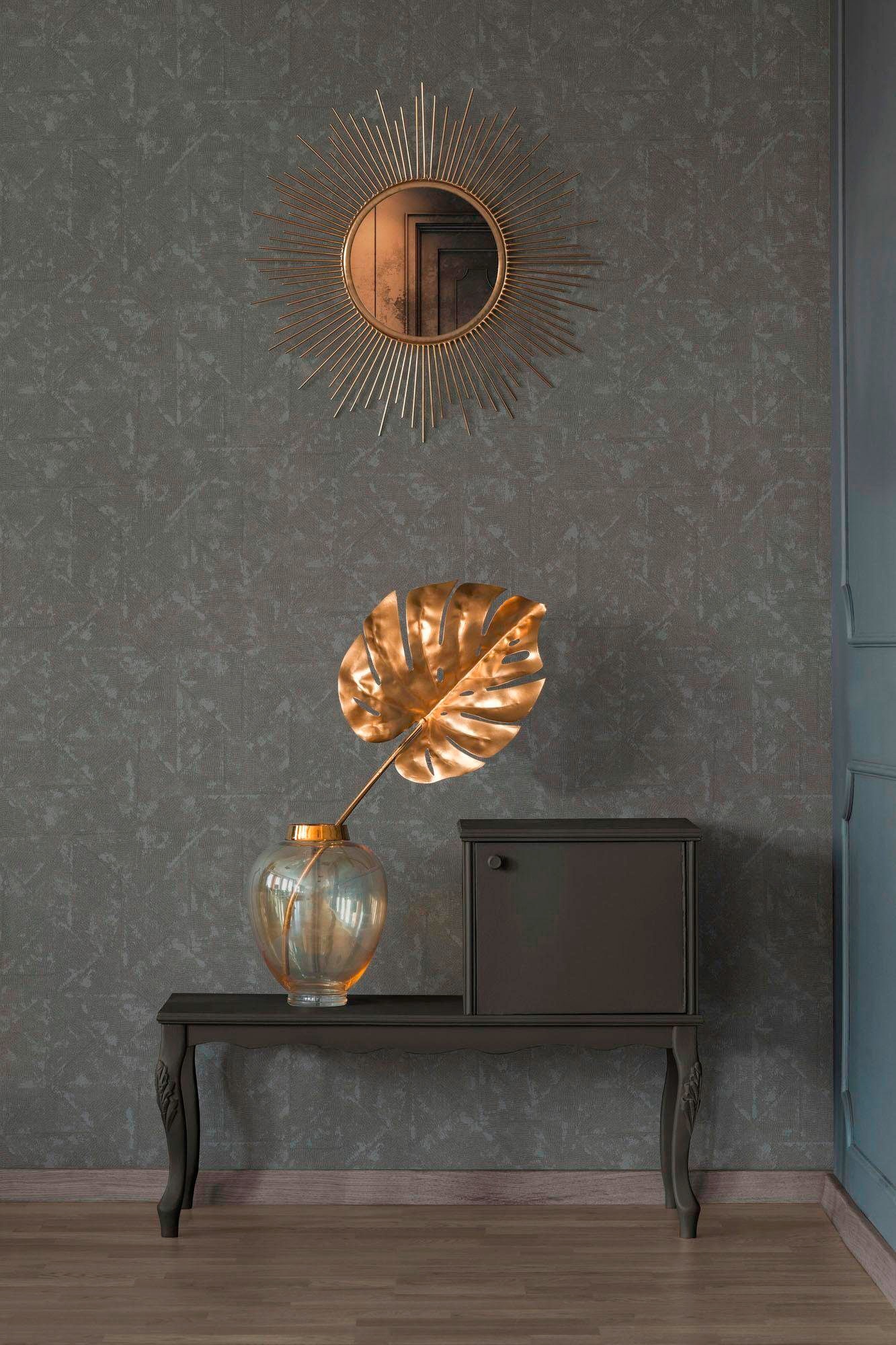 Architects Paper Vliestapete »Absolutely Chic«, Strukturmuster-gemustert-Motiv, Struktur Tapete Design Grafik Vliestapete Metallic Tapeten Wohnzimmer
