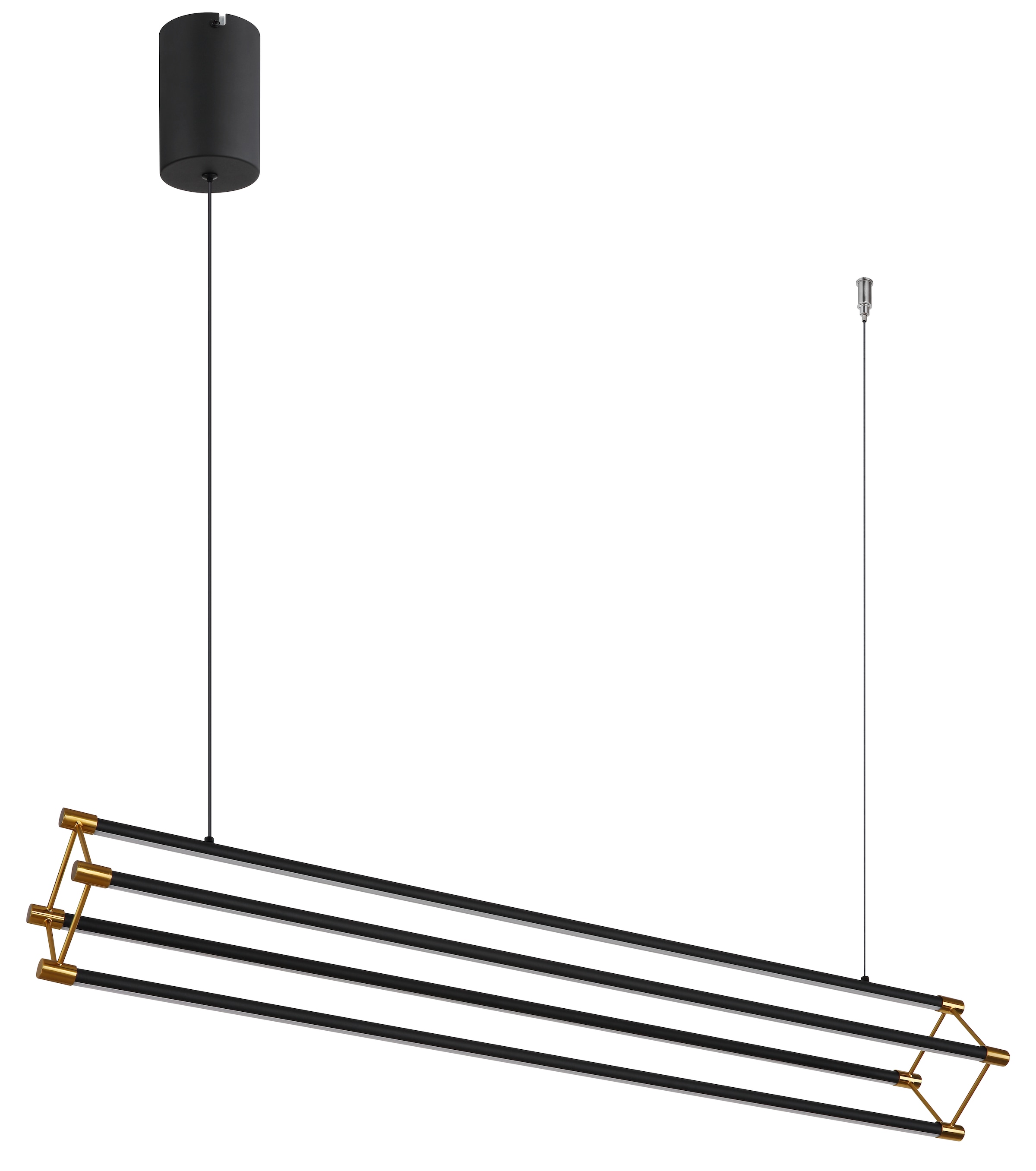 GLOBO LIGHTING LED Pendelleuchte »KAYSON«, Leuchtmittel LED-Modul | LED fest integriert, Hängelampe/Hängeleuchte/Wohnzimmer/Esstisch/elegant