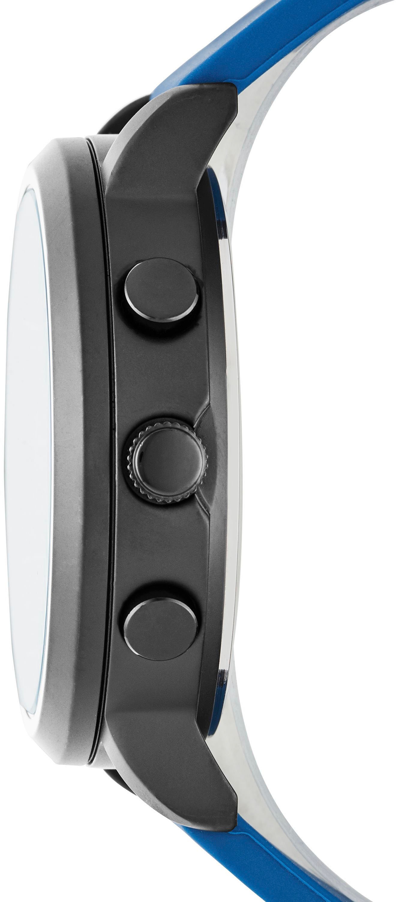 Skechers Chronograph »LAWNDALE«, Quarzuhr, Armbanduhr, Herrenuhr, Silikonarmband, digital,Stoppfunktion