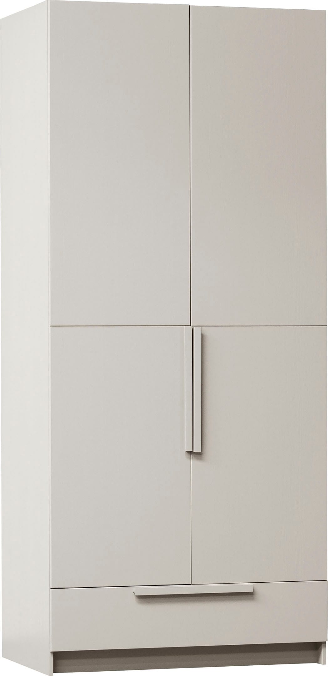 WOOOD Kleiderschrank »Pure«, mit Kleiderstange, Kiefernholz, Höhe 215 cm