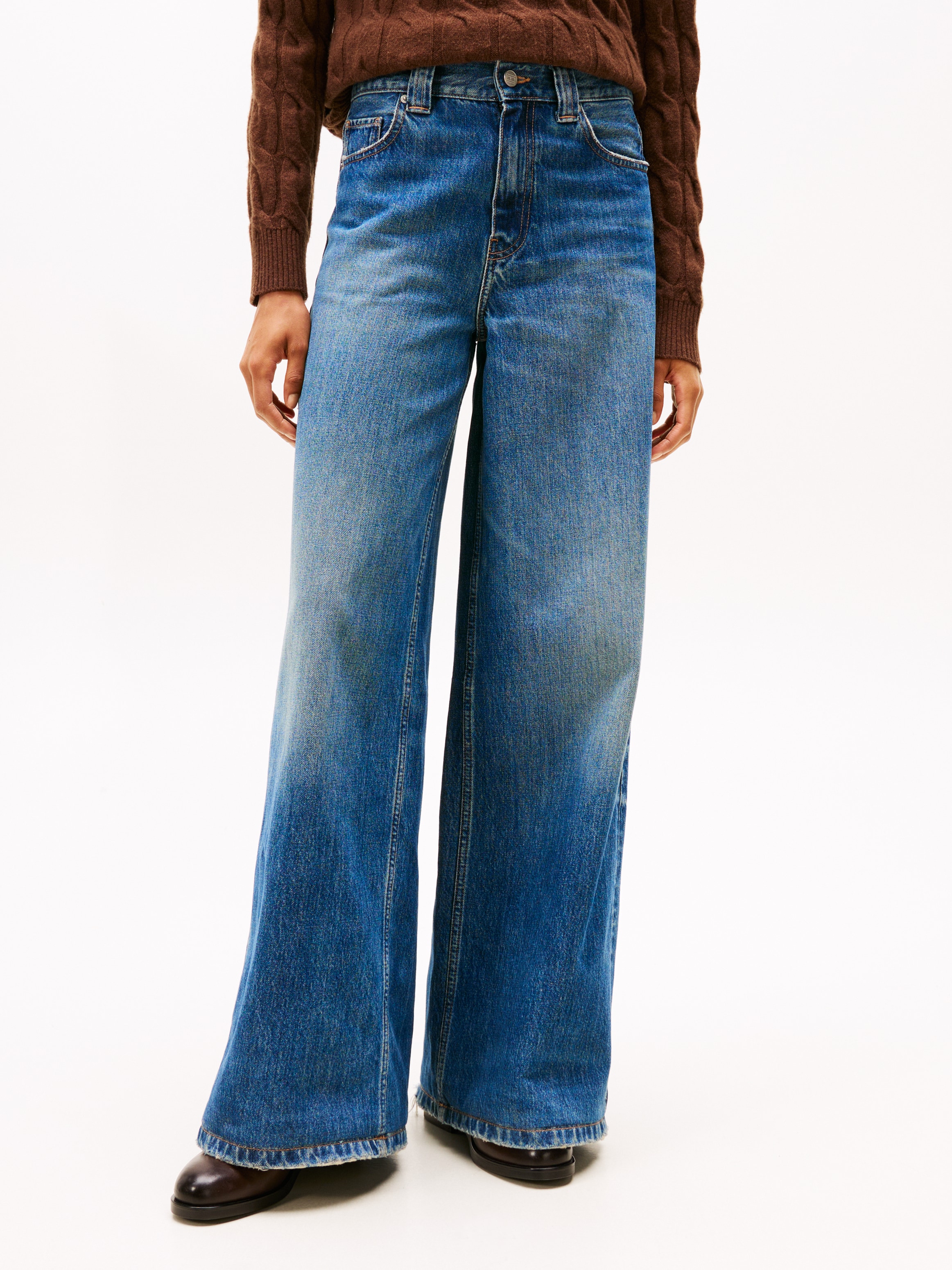 Tommy Hilfiger High-waist-Jeans "DNM KRIS 70s WIDE LEG HW" günstig online kaufen