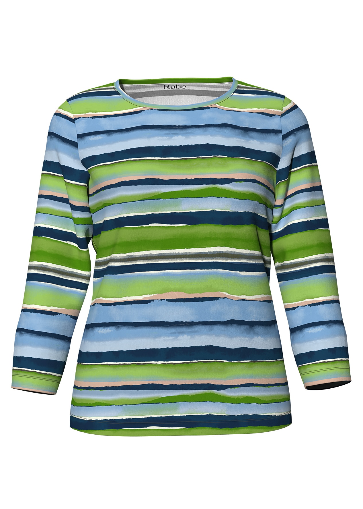 Rabe 3/4-Arm-Shirt, im Streifen-Look günstig online kaufen