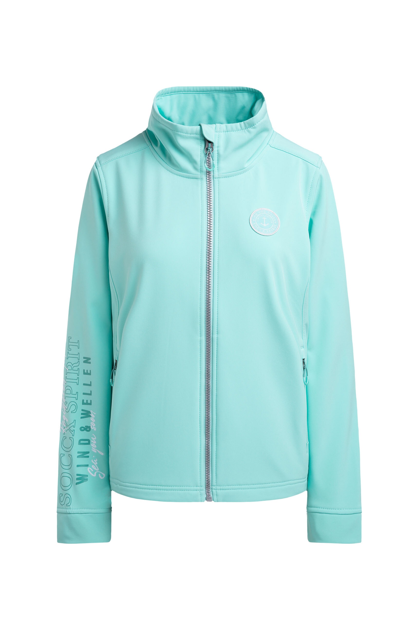 SOCCX Softshelljacke ohne Kapuze mit Stehkragen günstig online kaufen