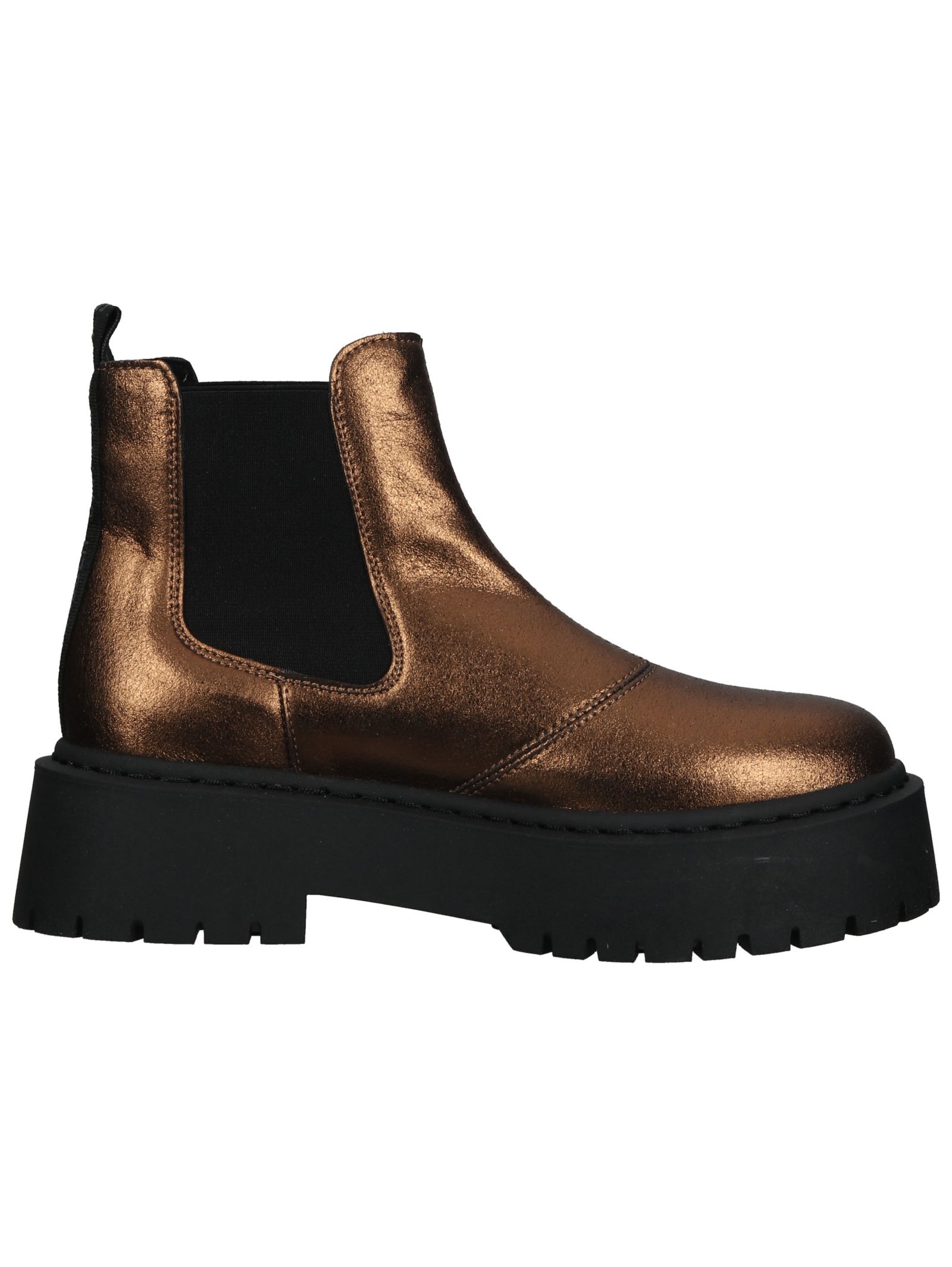 STEVE MADDEN Plateaustiefelette "STEVE MADDEN Stiefelette Leder/Textil"