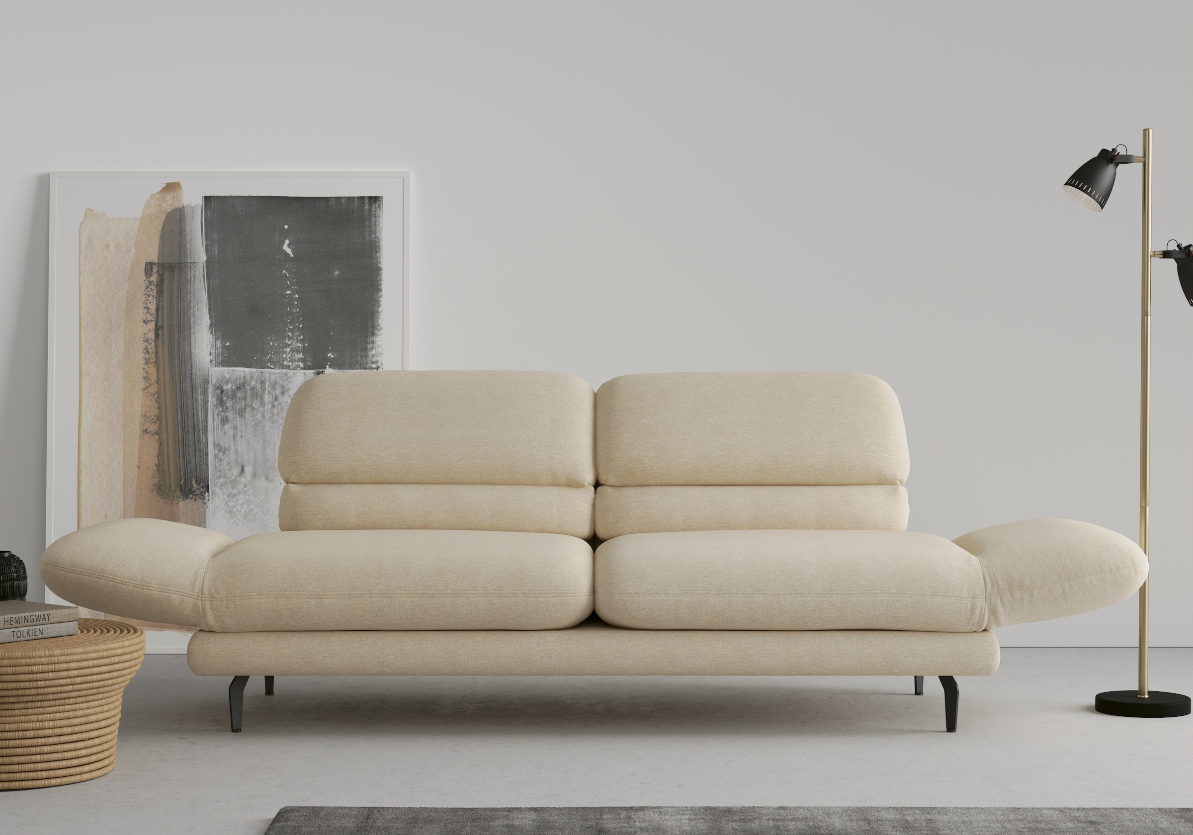 DOMO collection 2-Sitzer »Padova«, Rückenverstellung | bestellen erhältlich mit auch wahlweise BAUR Armteilverstellung