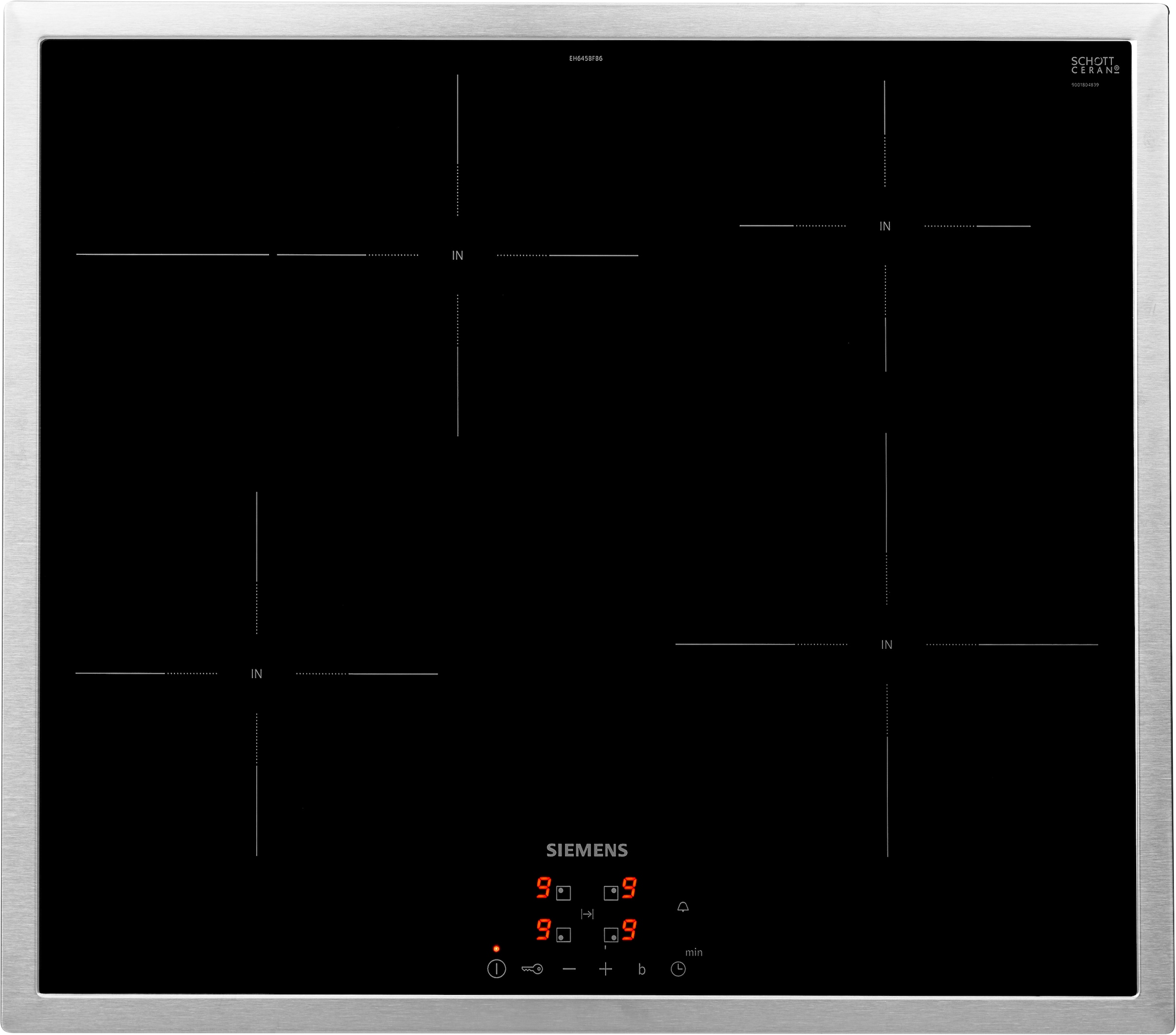SIEMENS Backofen-Set »HB572ABS3« Pyrolyse-Selbstreinigung Set, Einbau-Backofen-Set, EH645BFB6E + HB572ABS3 + HZ538000, 3 Stk. tlg. Air Fry Funktion: Für knusprige Ergebnisse