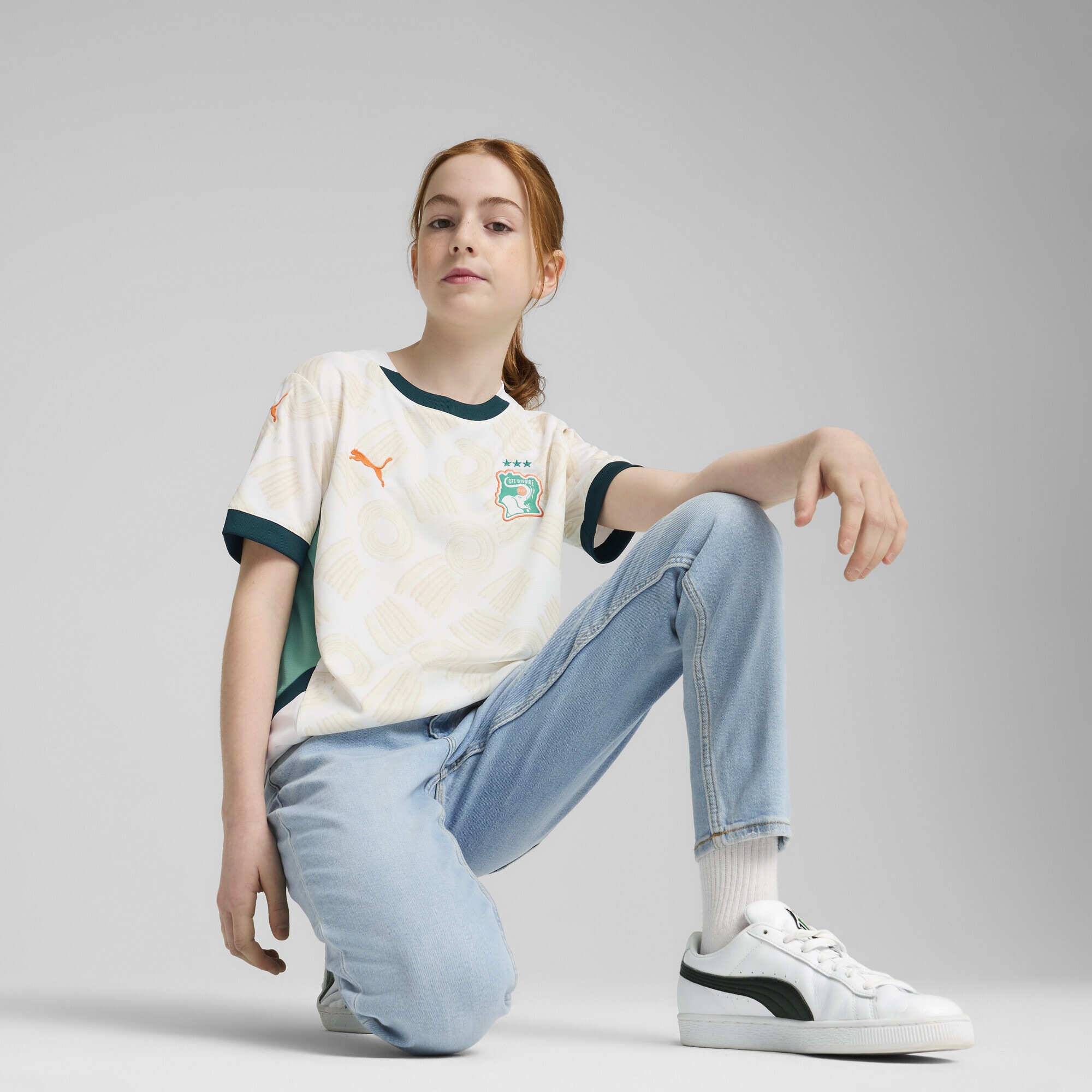 PUMA Trainingsshirt »Elfenbeinküste 2025 Auswärtstrikot Jugendliche«