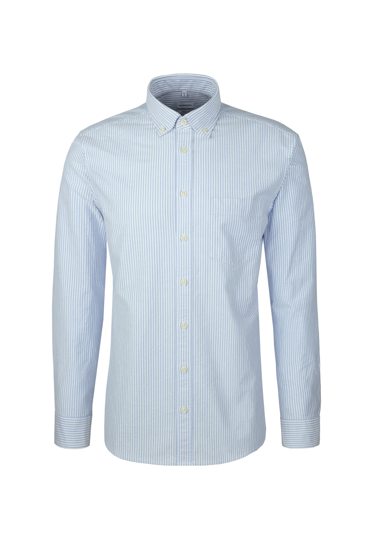 seidensticker Businesshemd, Regular Button-Down-Kragen Gestreift